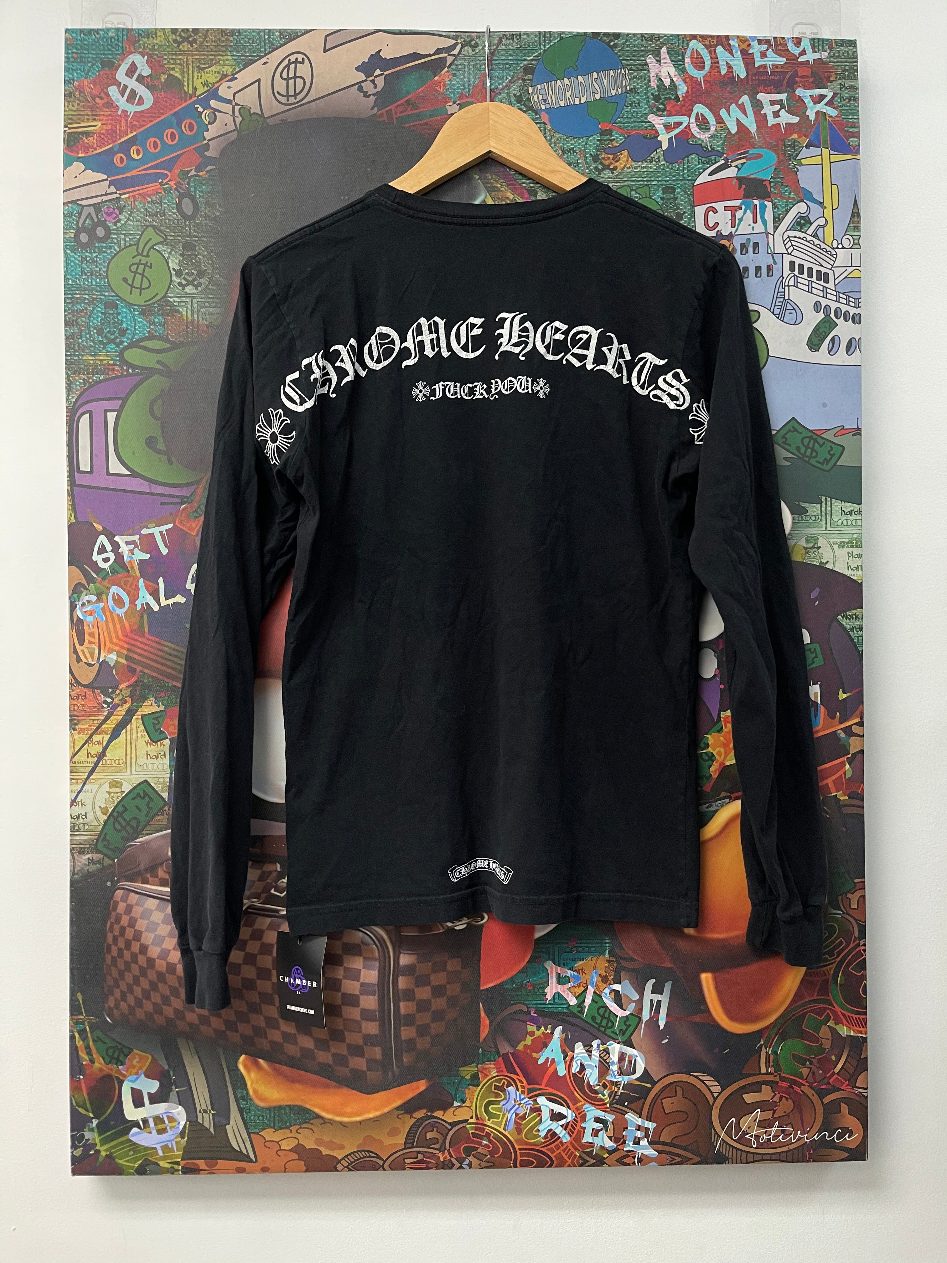 Chrome Hearts Black Shoulder Logo Tee