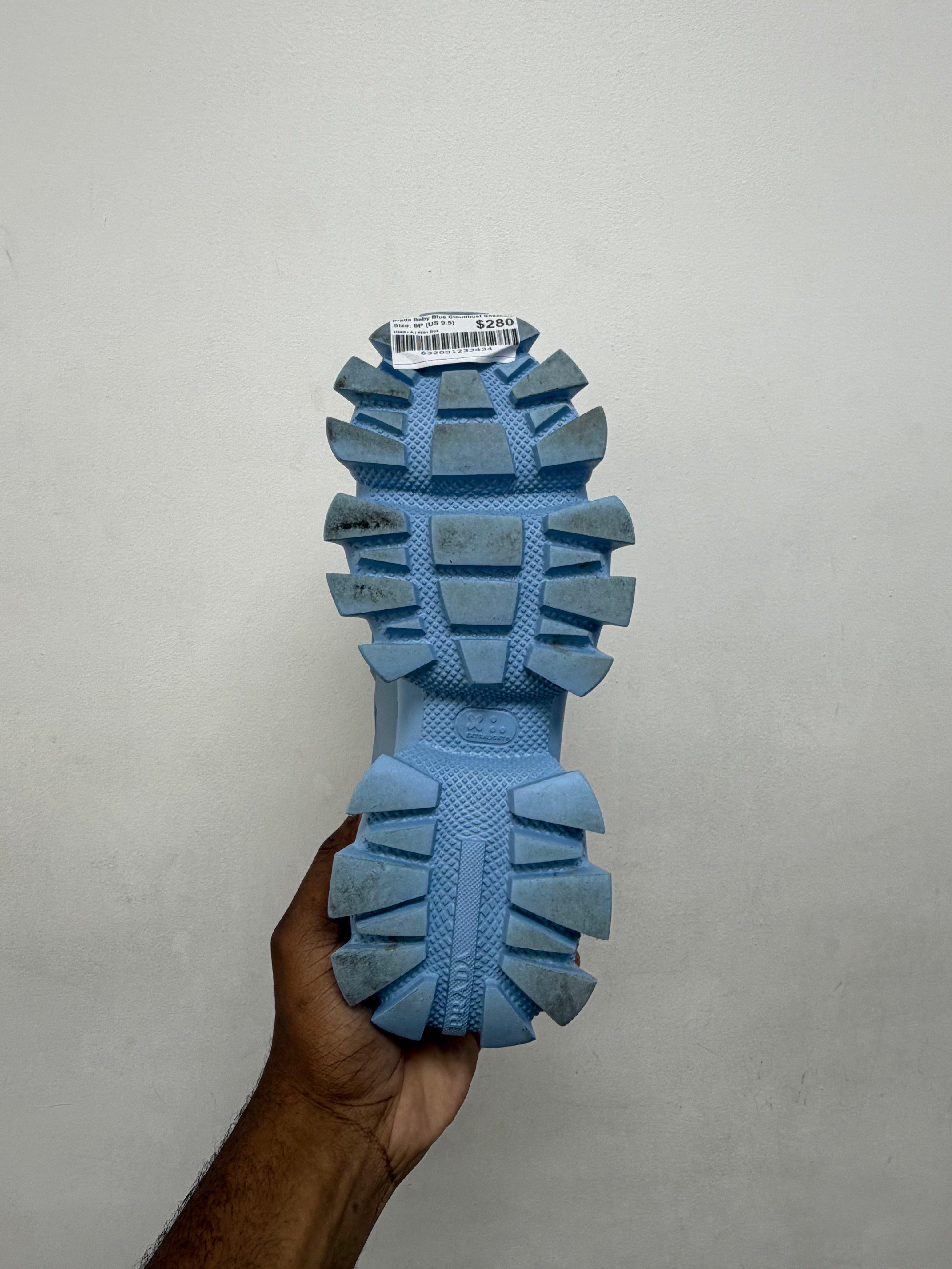 Prada Baby Blue Cloudbust Sneakers