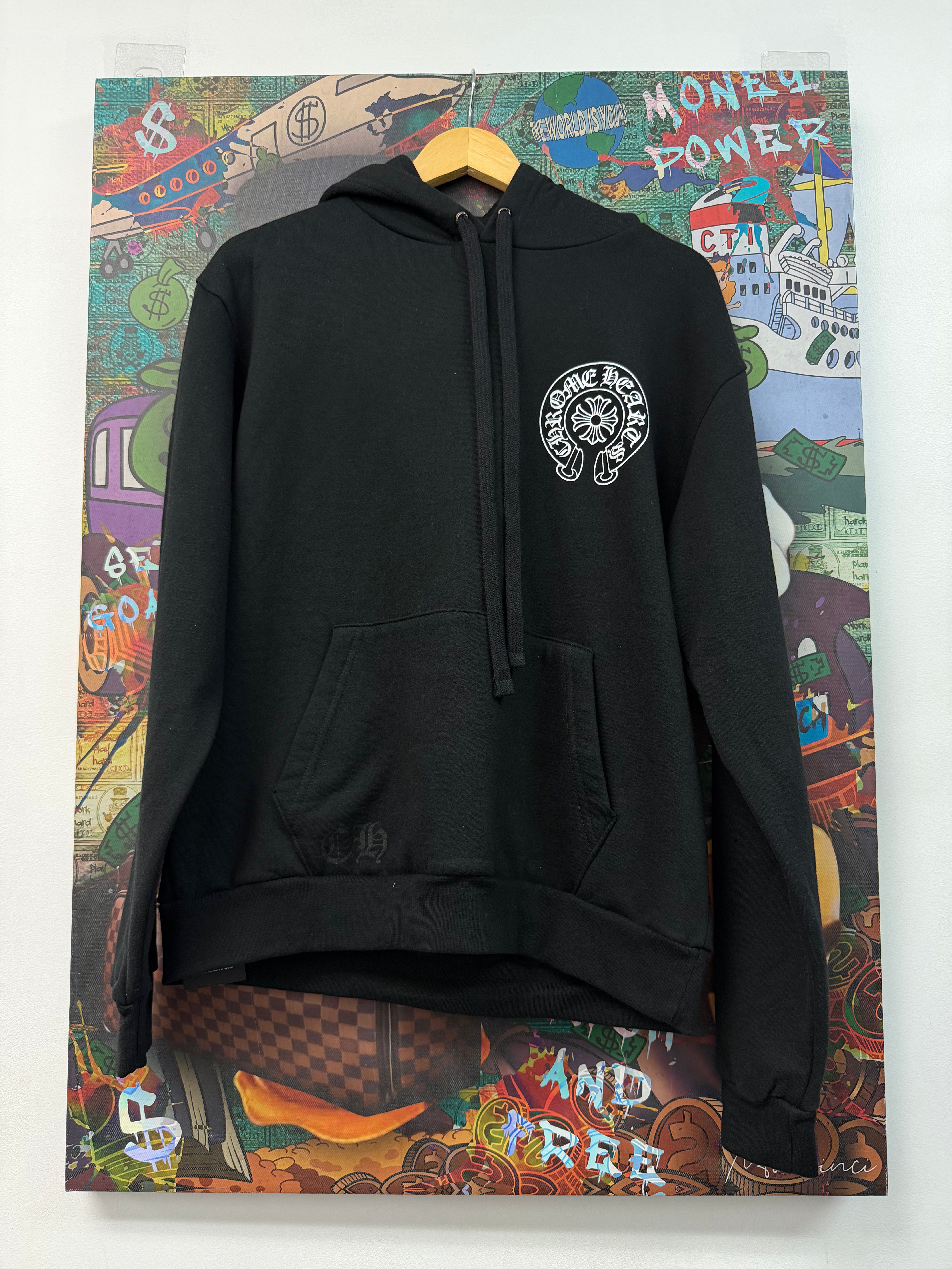 Chrome Hearts Black New York Horseshoe Hoodie