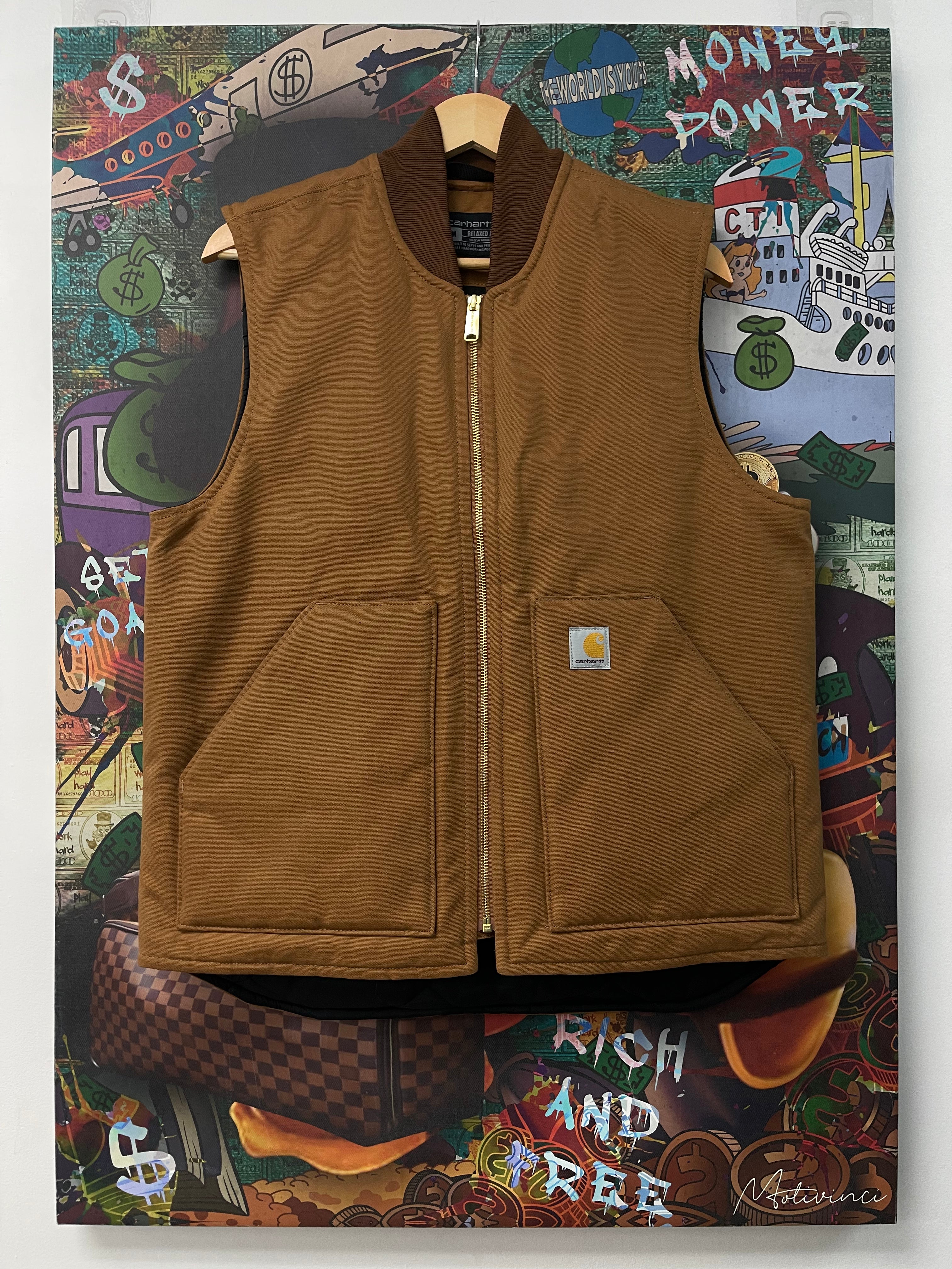 Carhartt Brown Work Vest