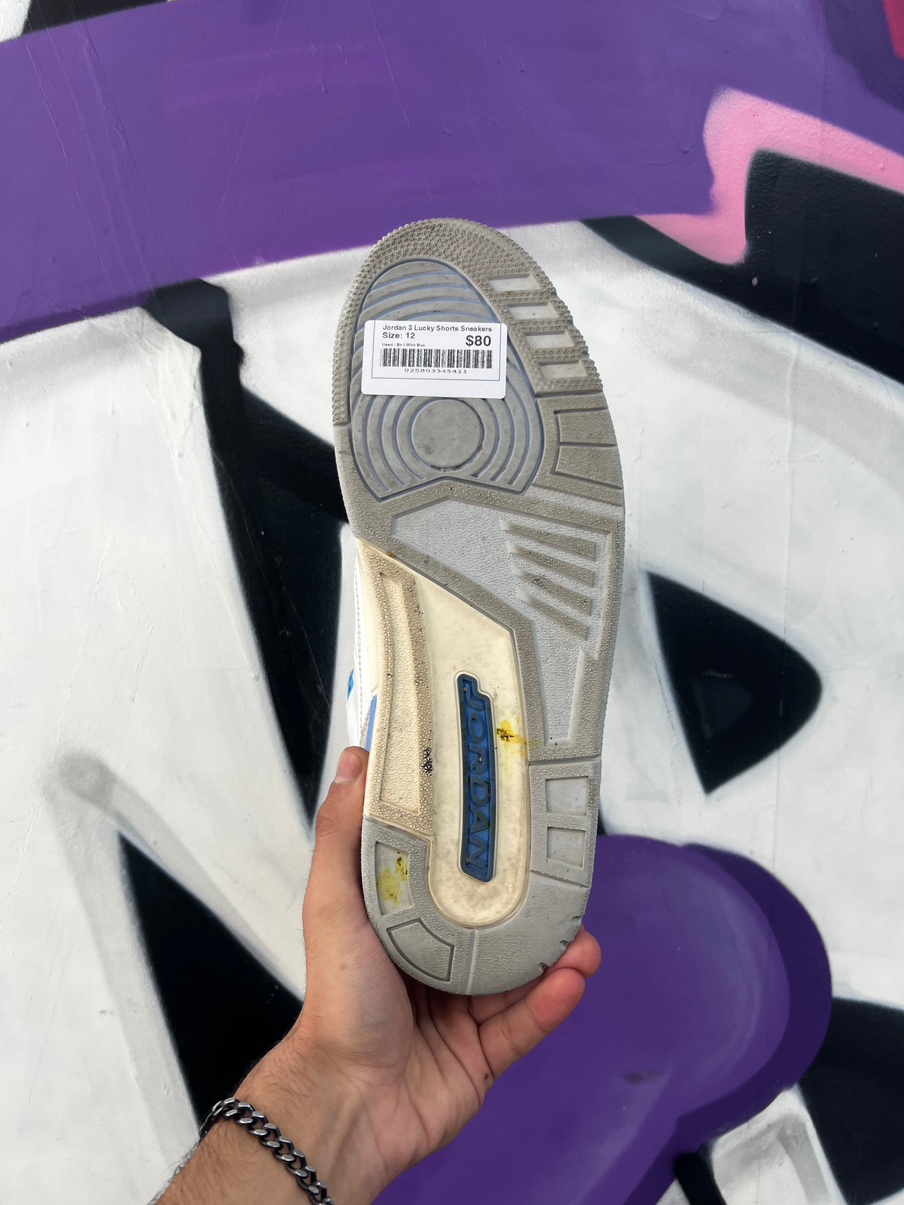 Jordan 3 Lucky Shorts Sneakers