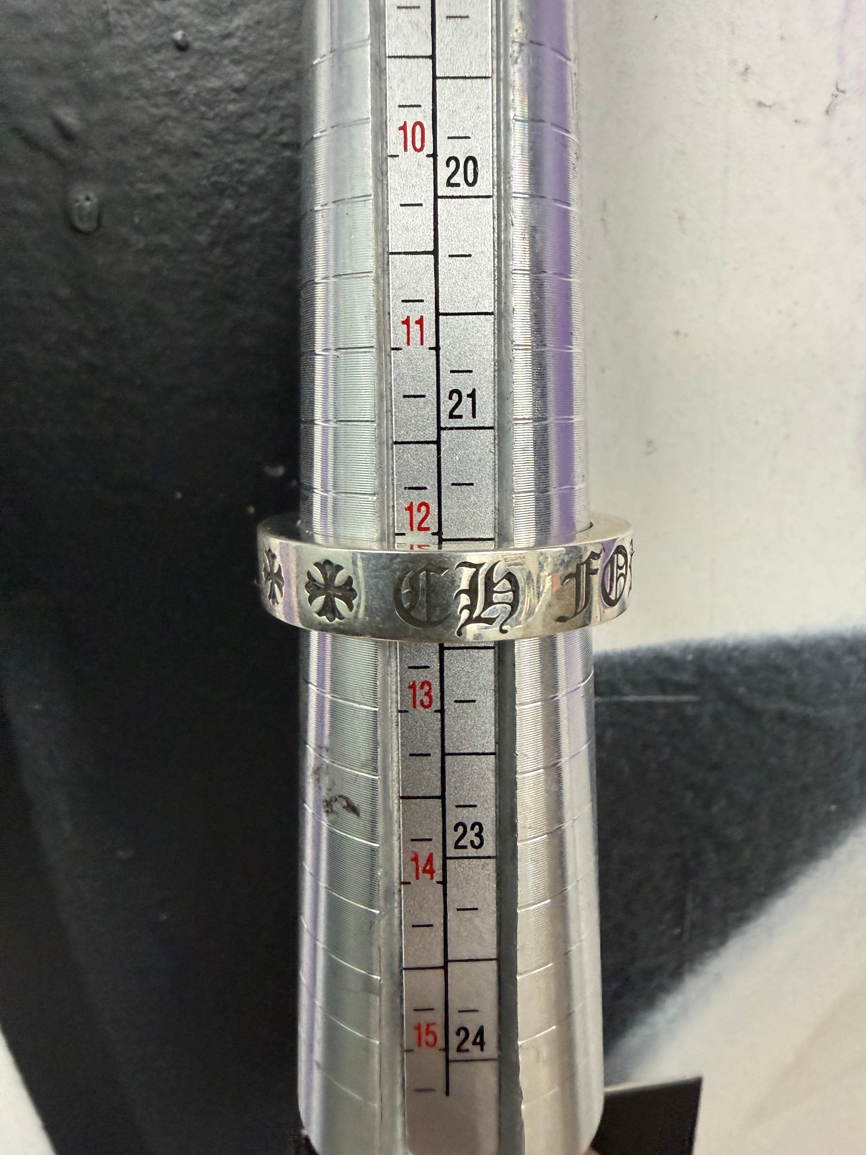 Chrome Hearts .925 Silver CH Forever Ring