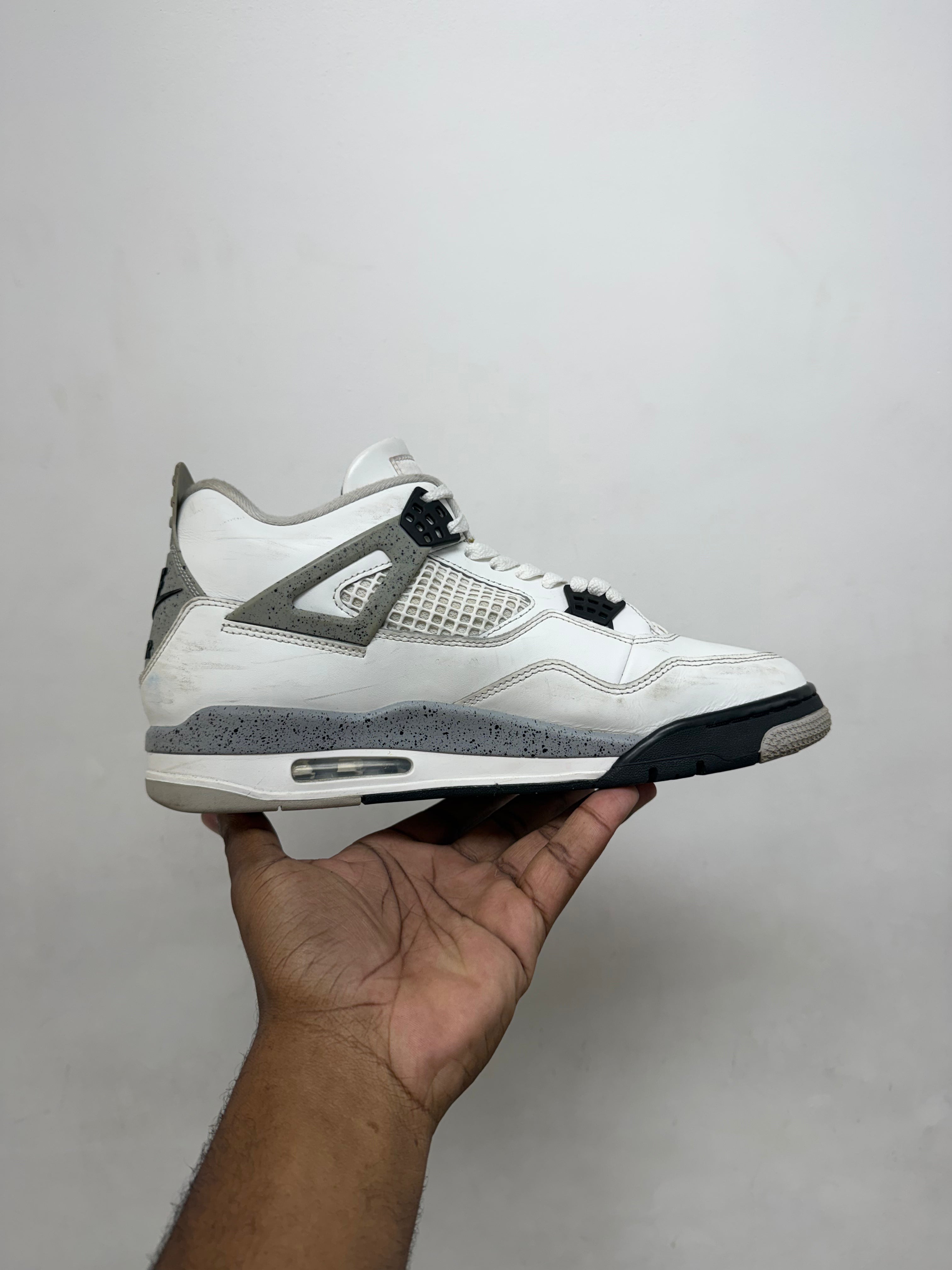 Jordan 4 White Cement Sneakers