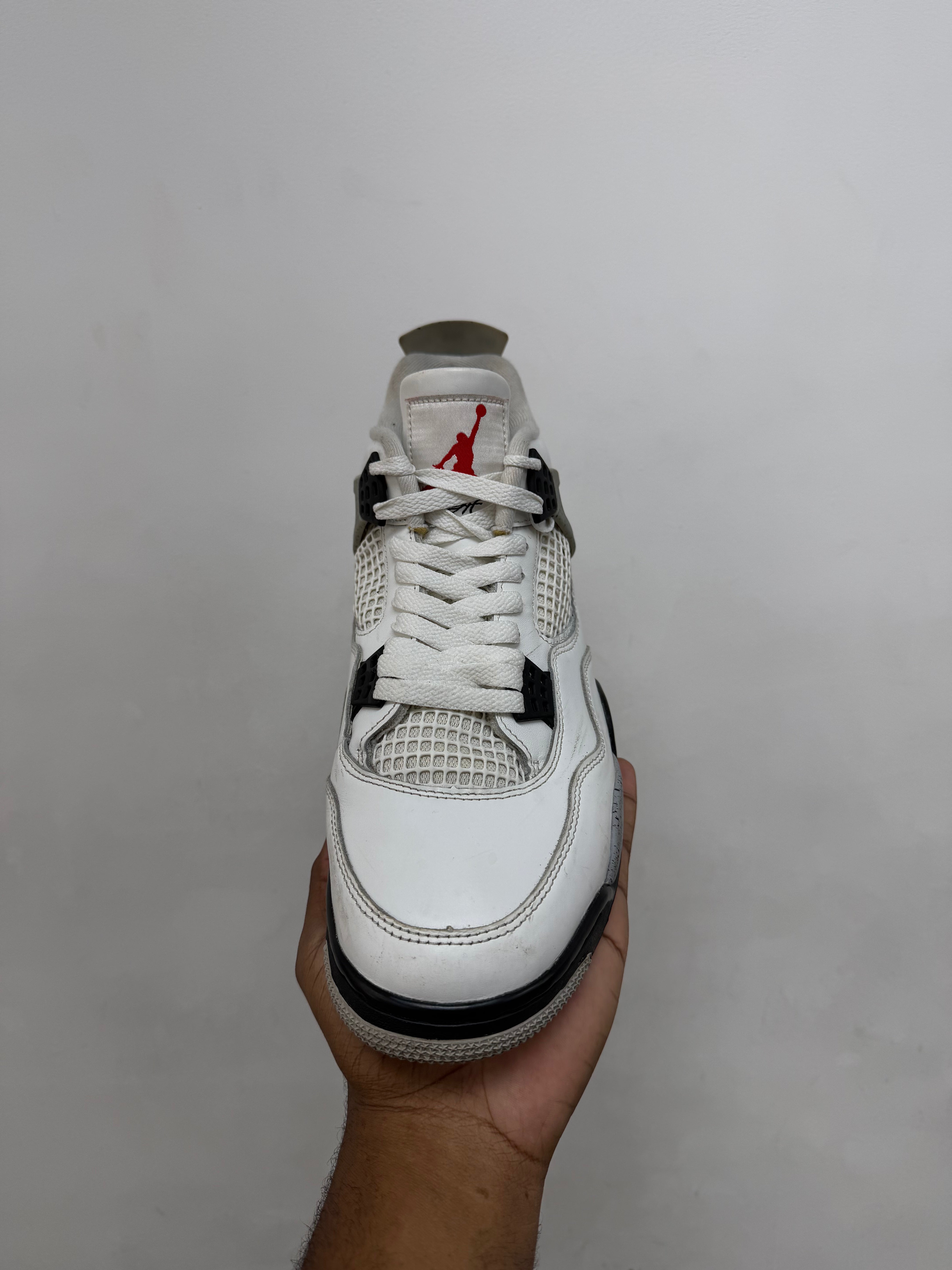 Jordan 4 White Cement Sneakers
