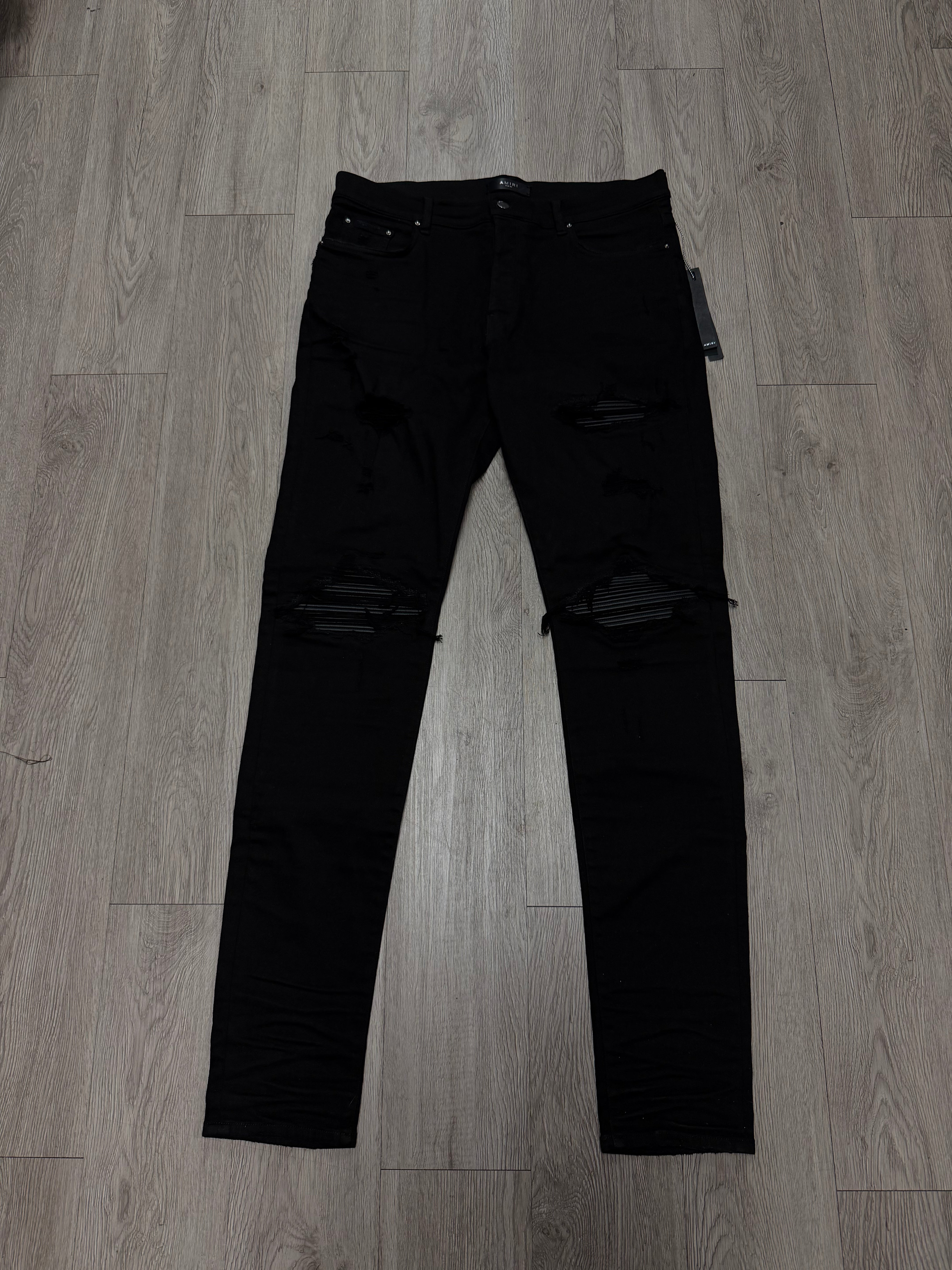 Amiri Black Black Patch MX1 Jeans