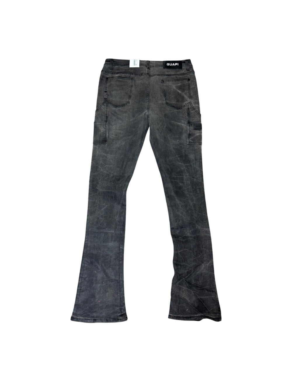 Guapi Wax Double Knee Grey Jeans