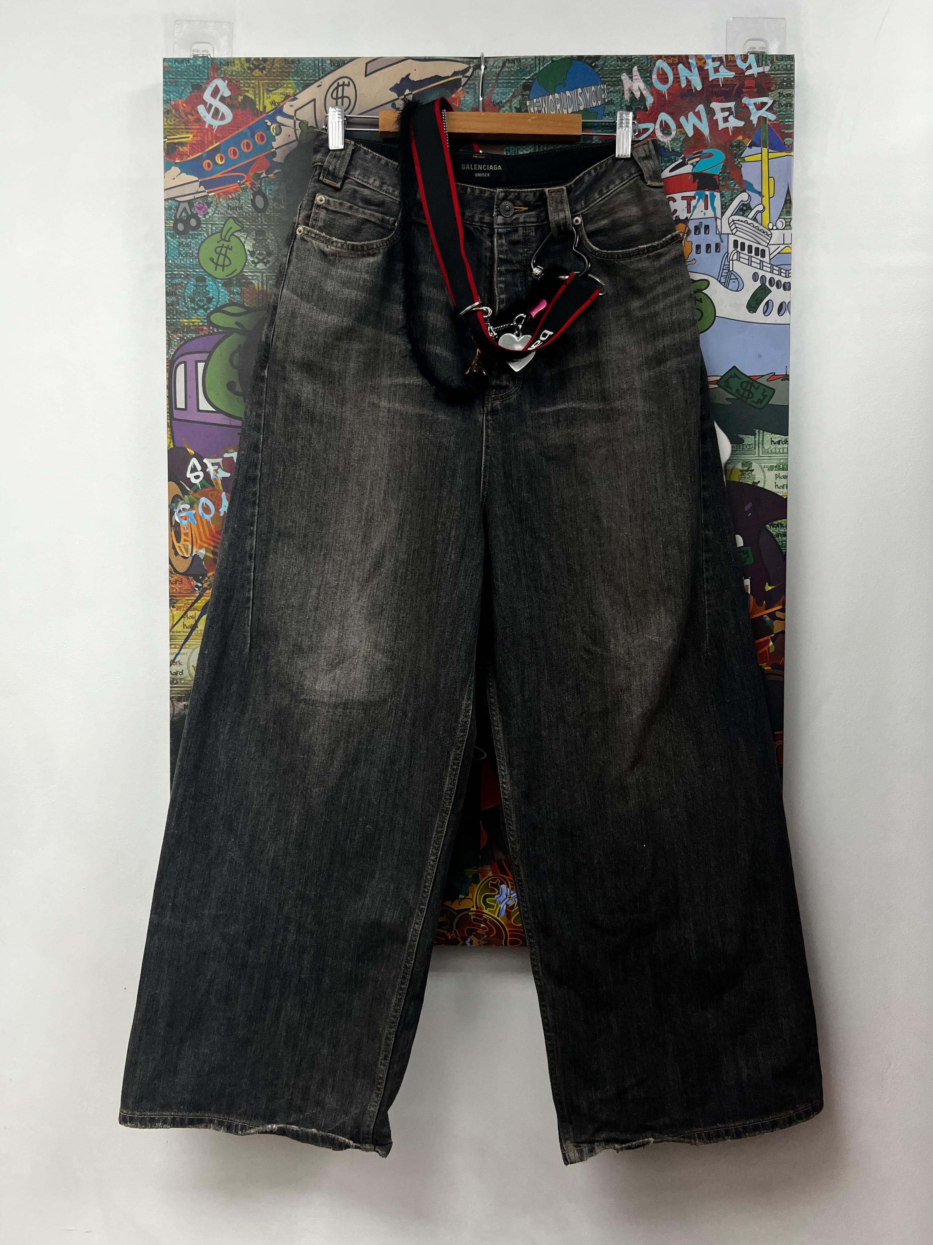 Balenciaga Charms Baggy Jeans