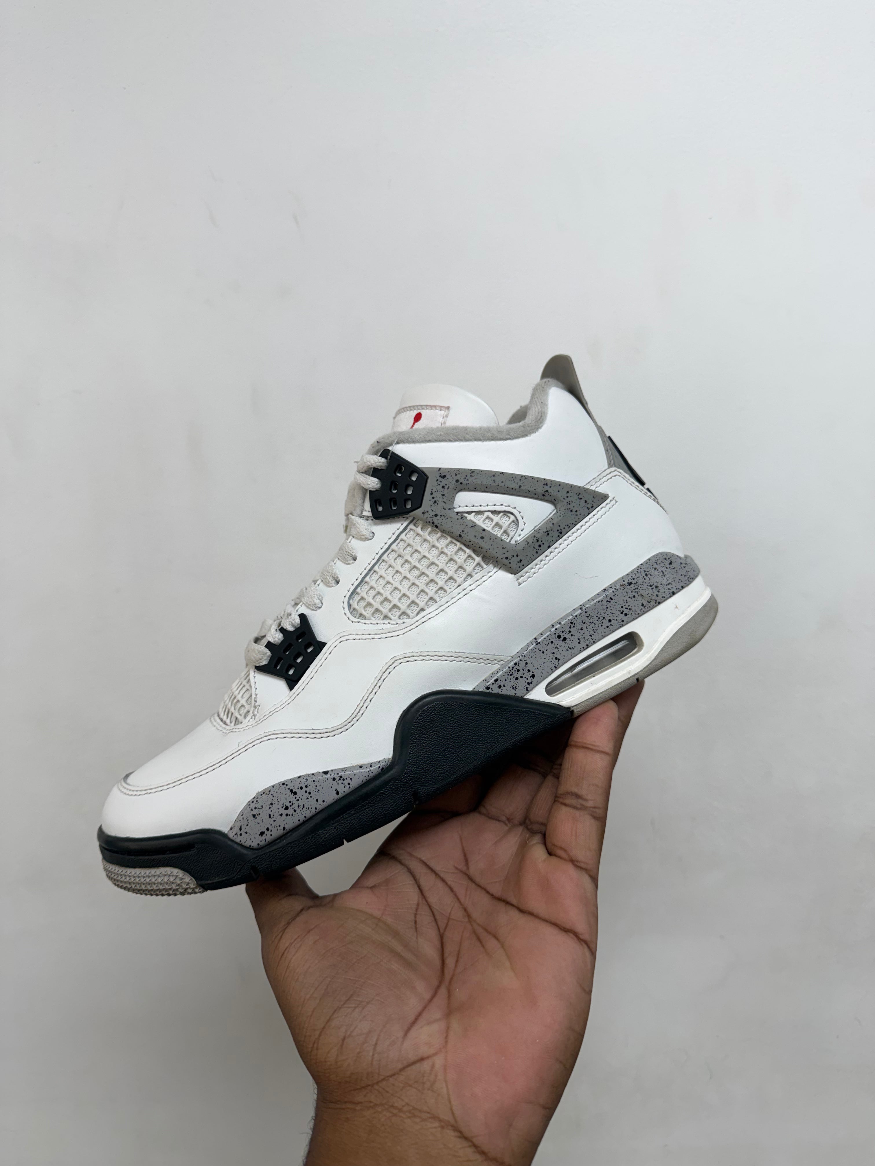 Jordan 4 White Cement Sneakers