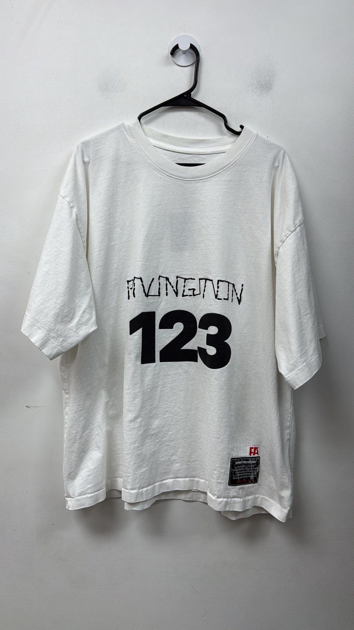Rivington White Black Tee