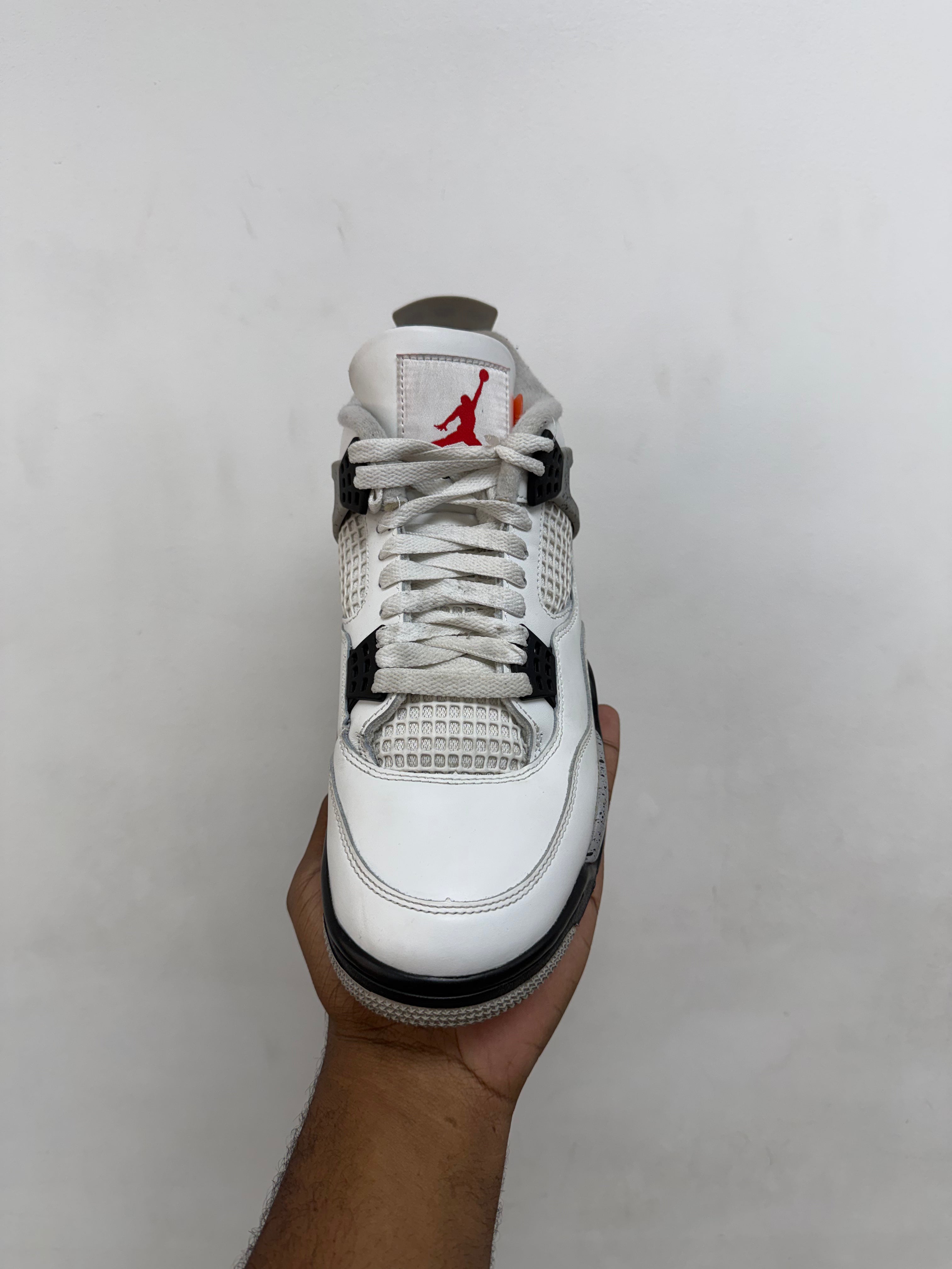 Jordan 4 White Cement Sneakers