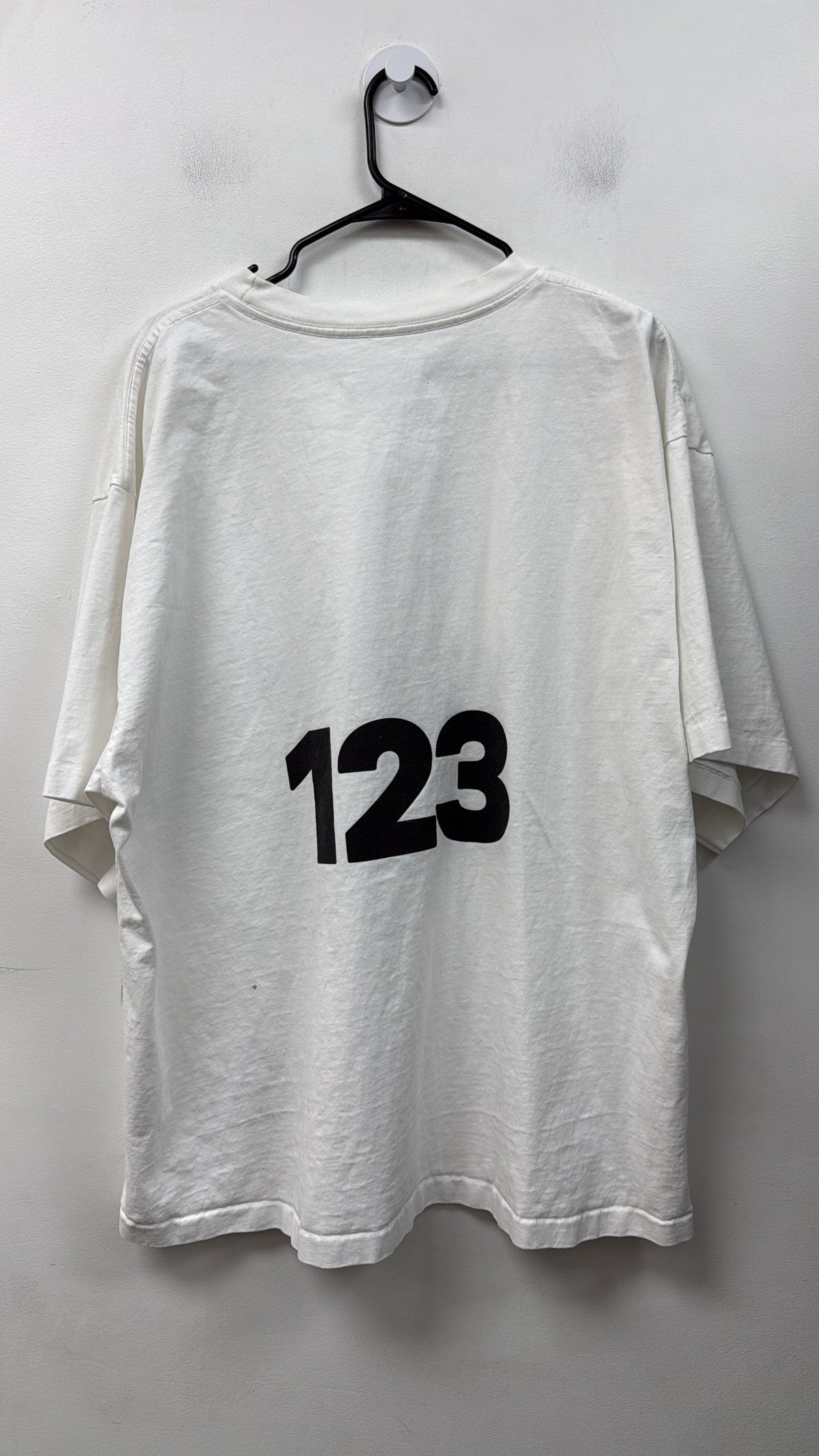 Rivington White Black Tee