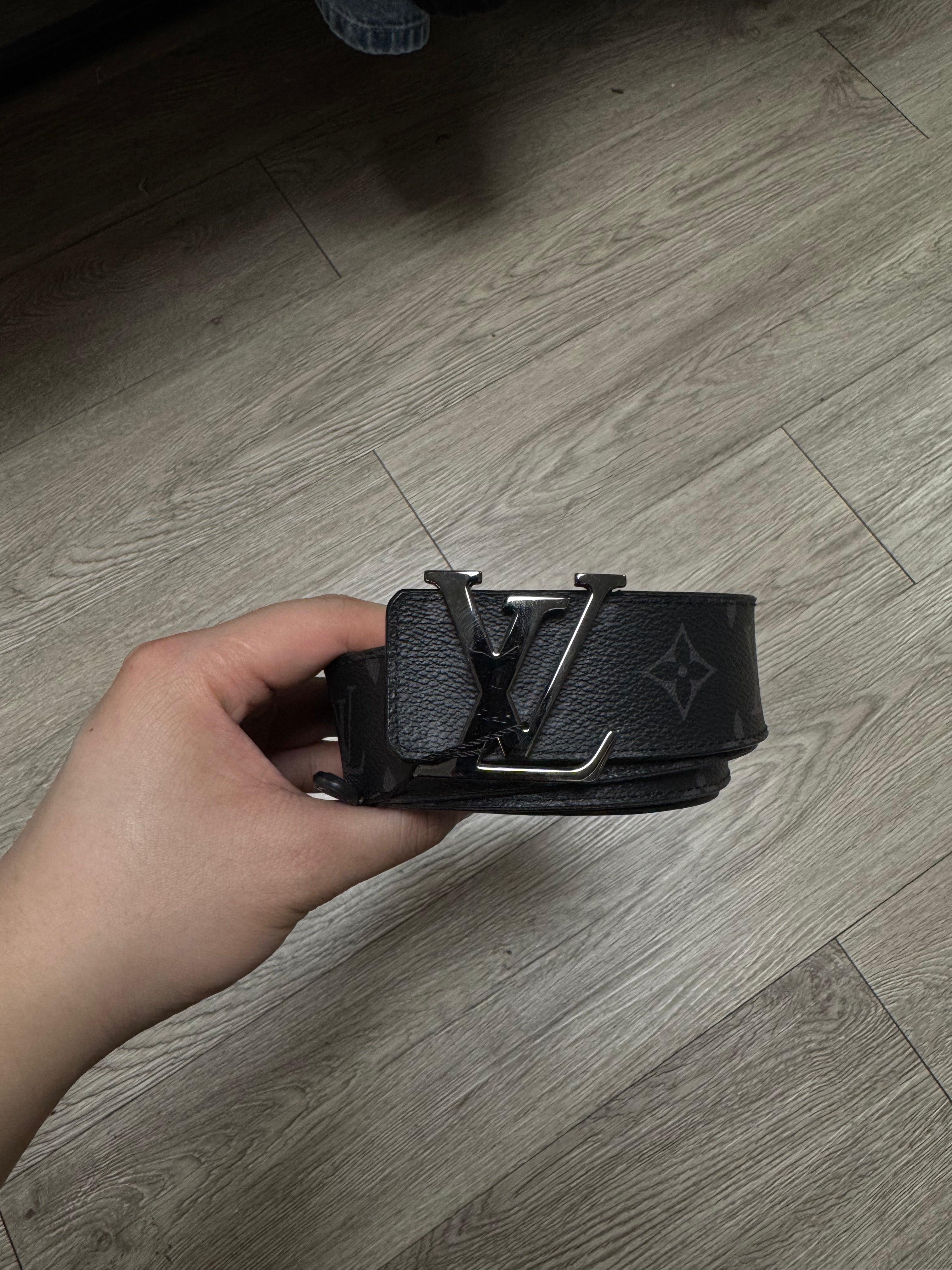 Louis Vuitton Black Monogram Belt