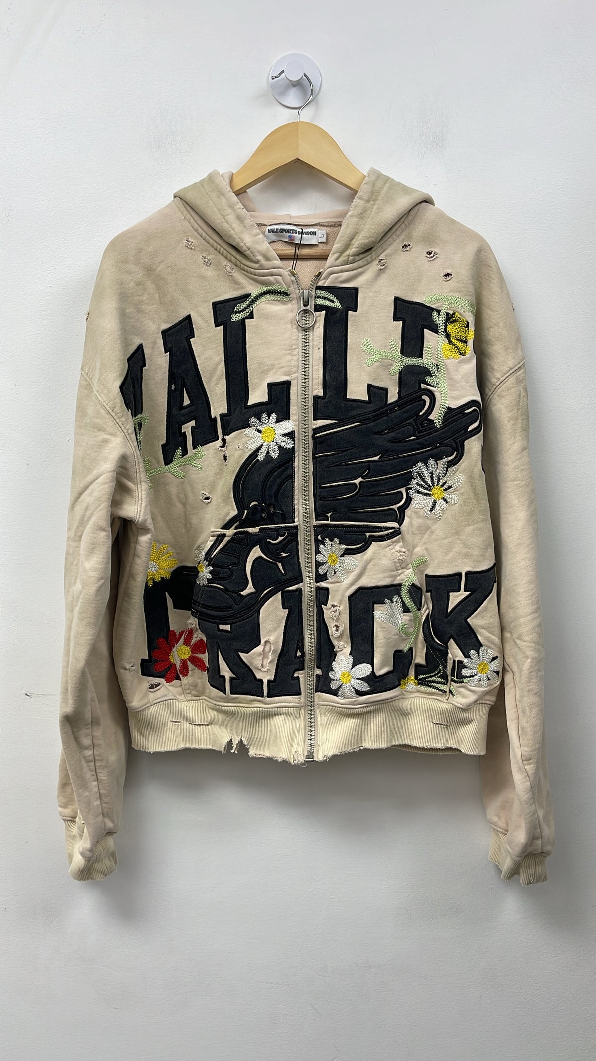 Vale Garden Bone Zip Up