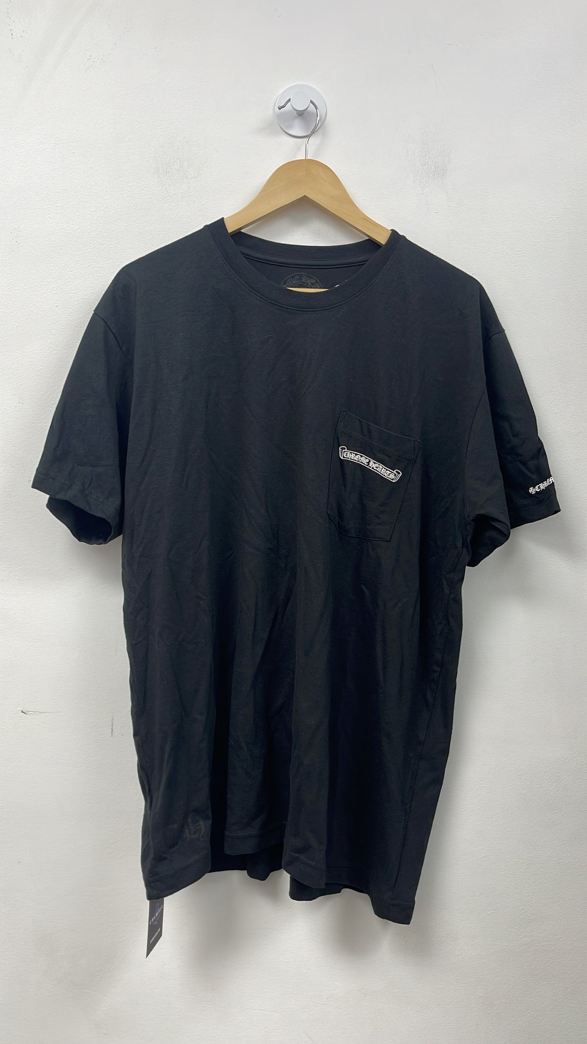 Chrome Hearts Black Shoulder Logo Tee
