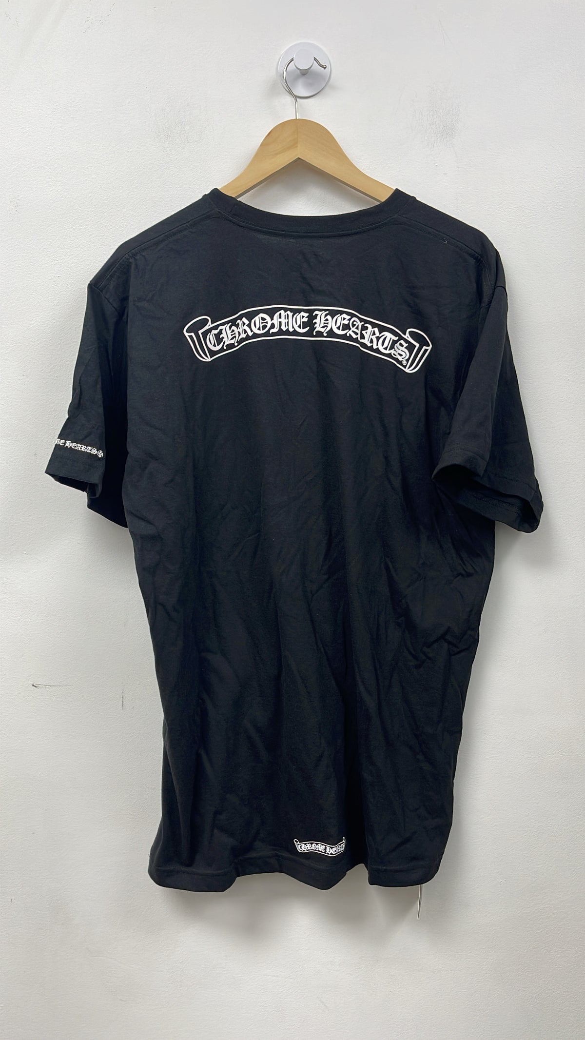 Chrome Hearts Black Shoulder Logo Tee