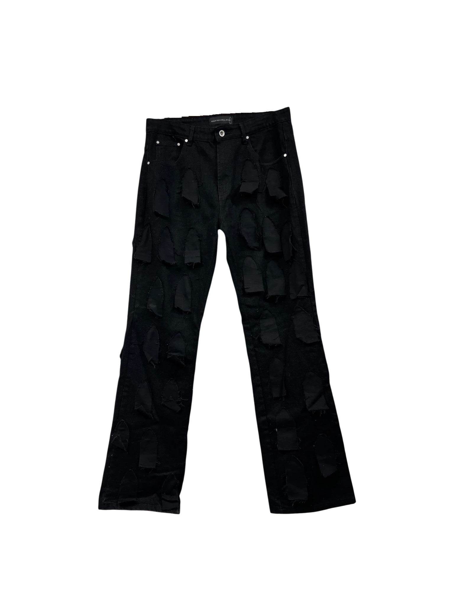 Who Decides War Tonal Flooded Windows Black Wash Jeans