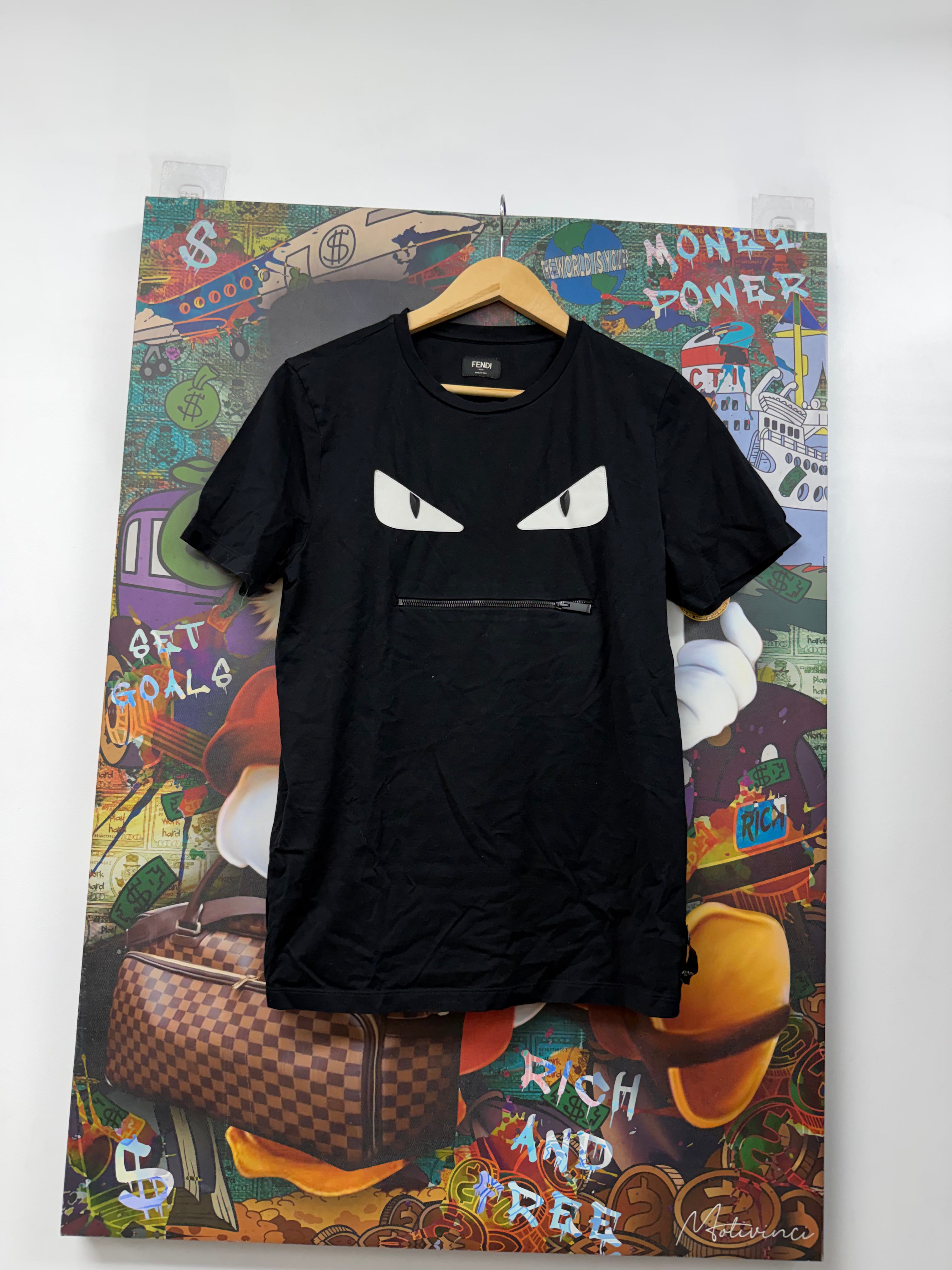 Fendi Black Monster (48) Tee