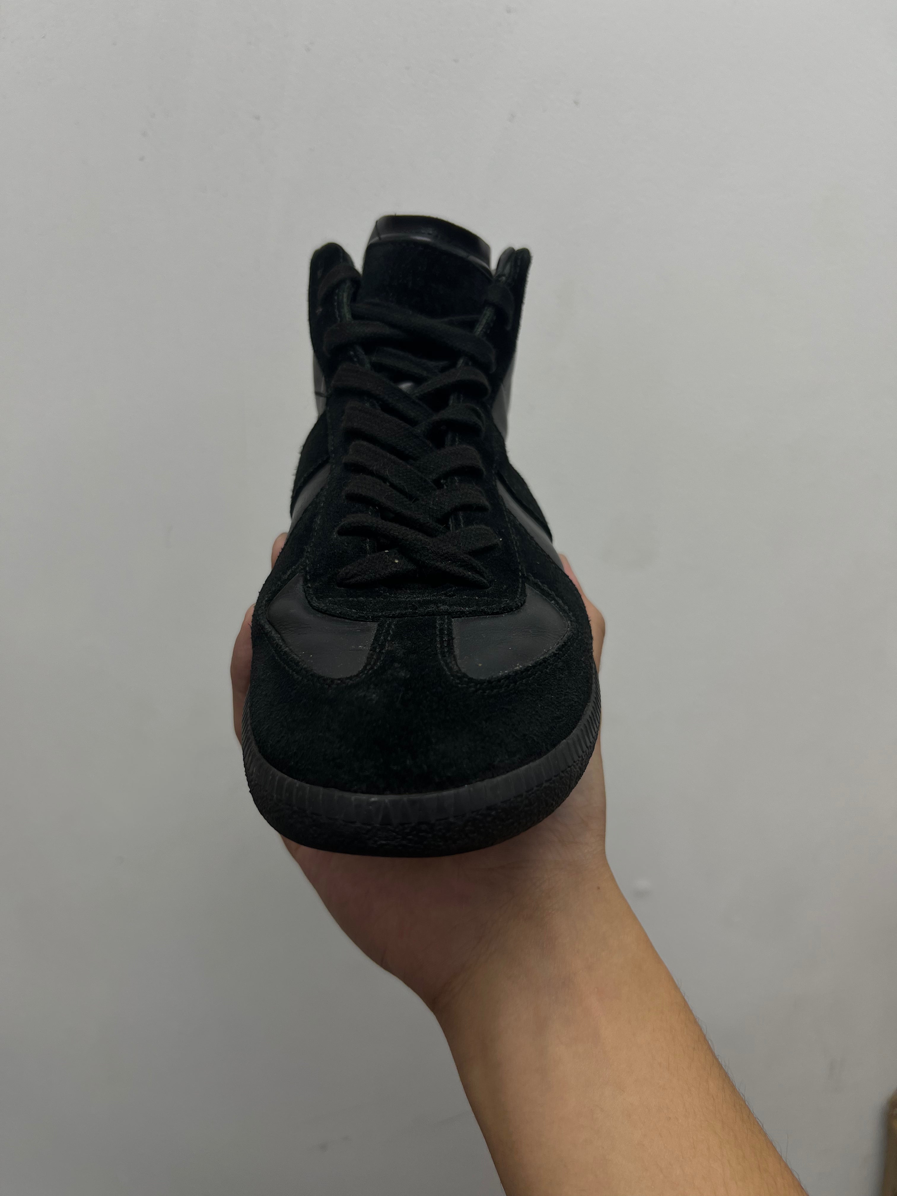 Maison Margiela Triple Black Replica Mid (No Insoles) Sneakers