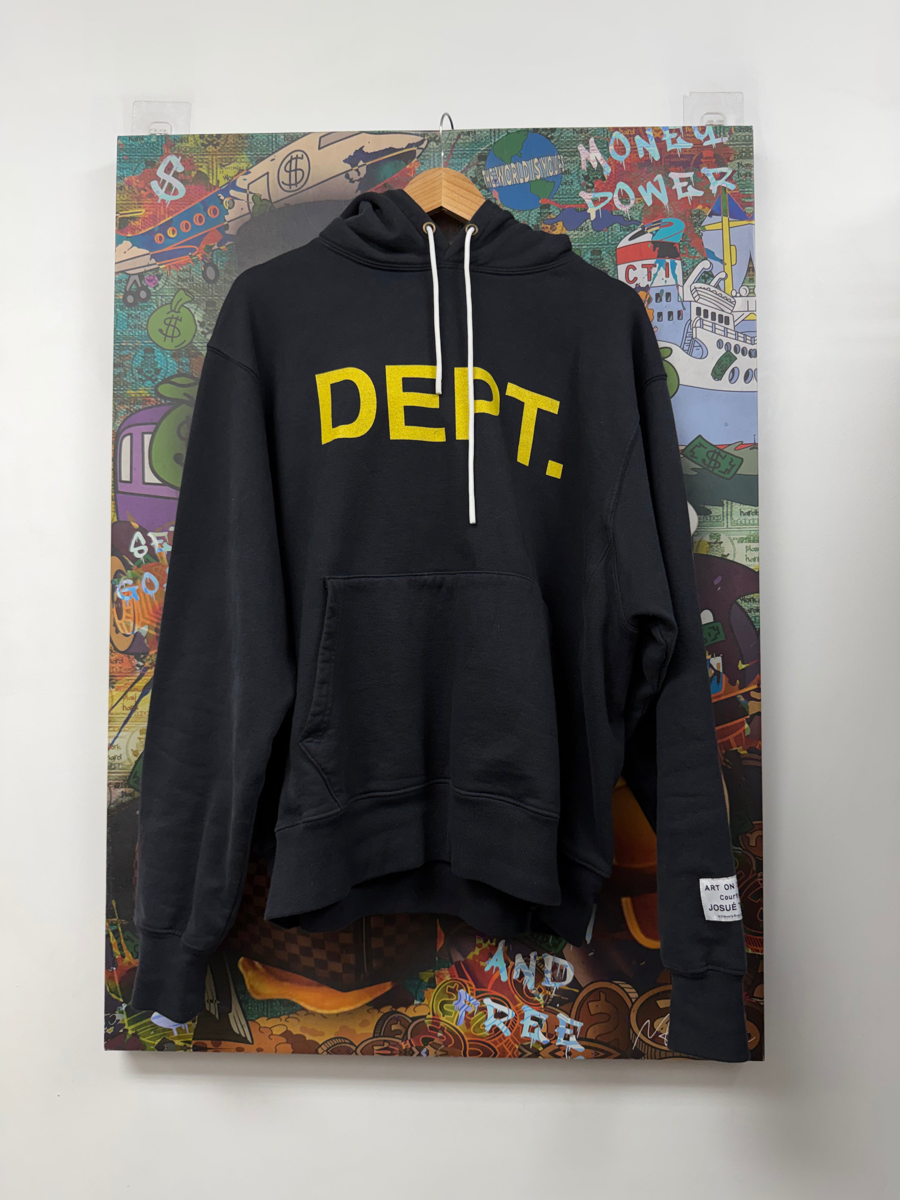Gallery Dept DEPT Yellow Logo Hoodie