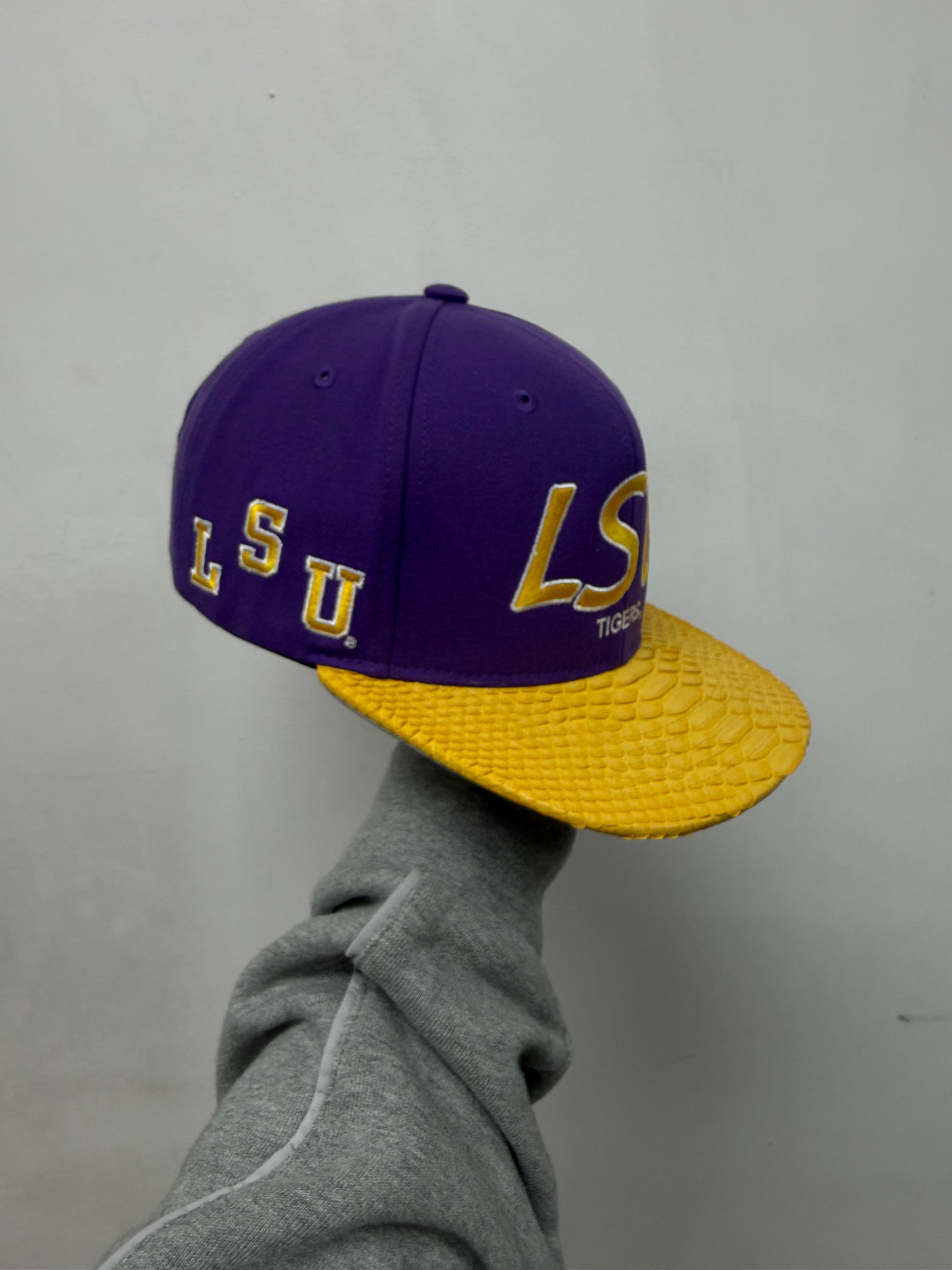 Just Don Purple Yellow LSU Hat