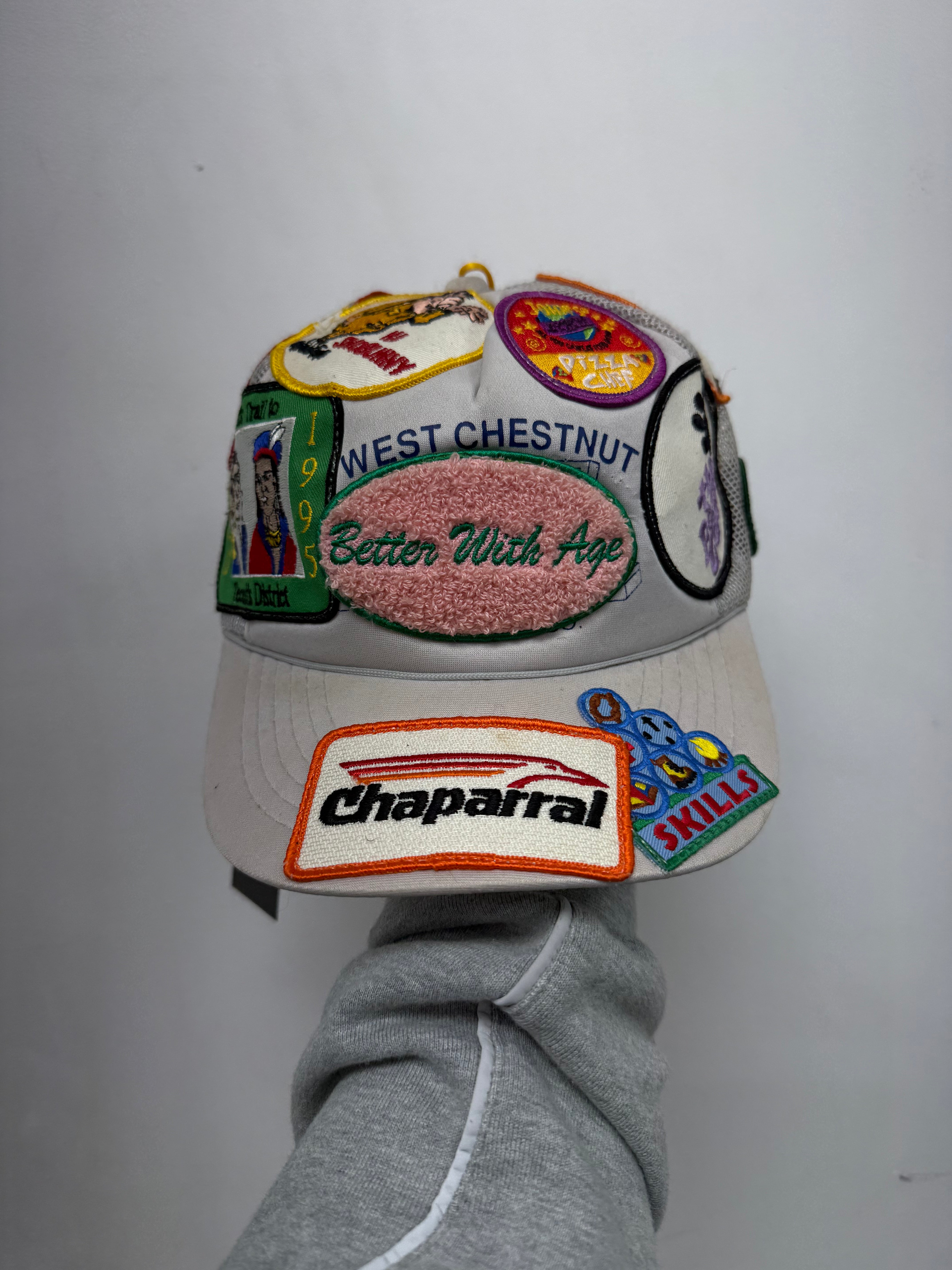 Better With Age Grey Gentleman Patch Hat