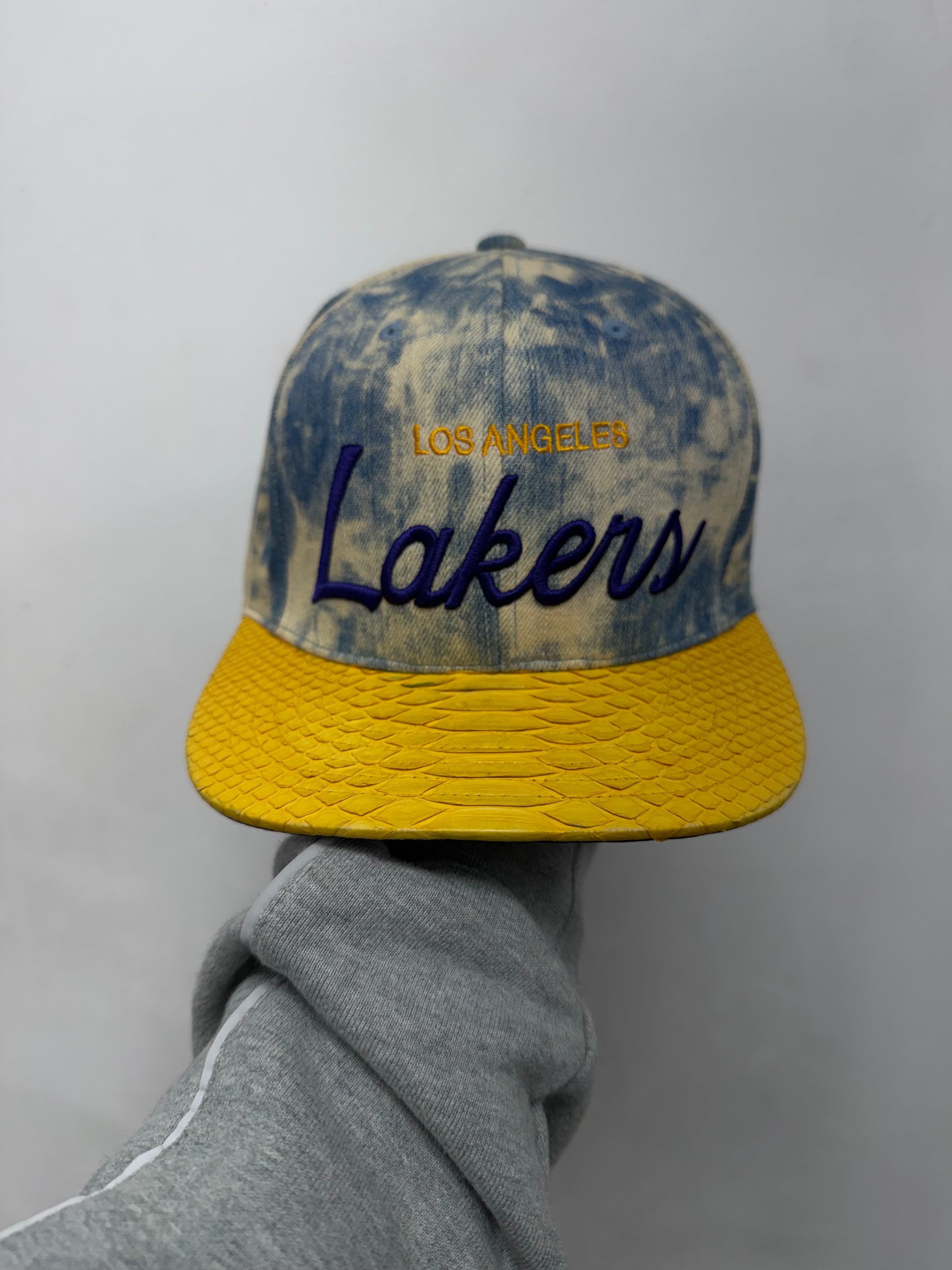 Just Don Bleached LA Lakers Hat