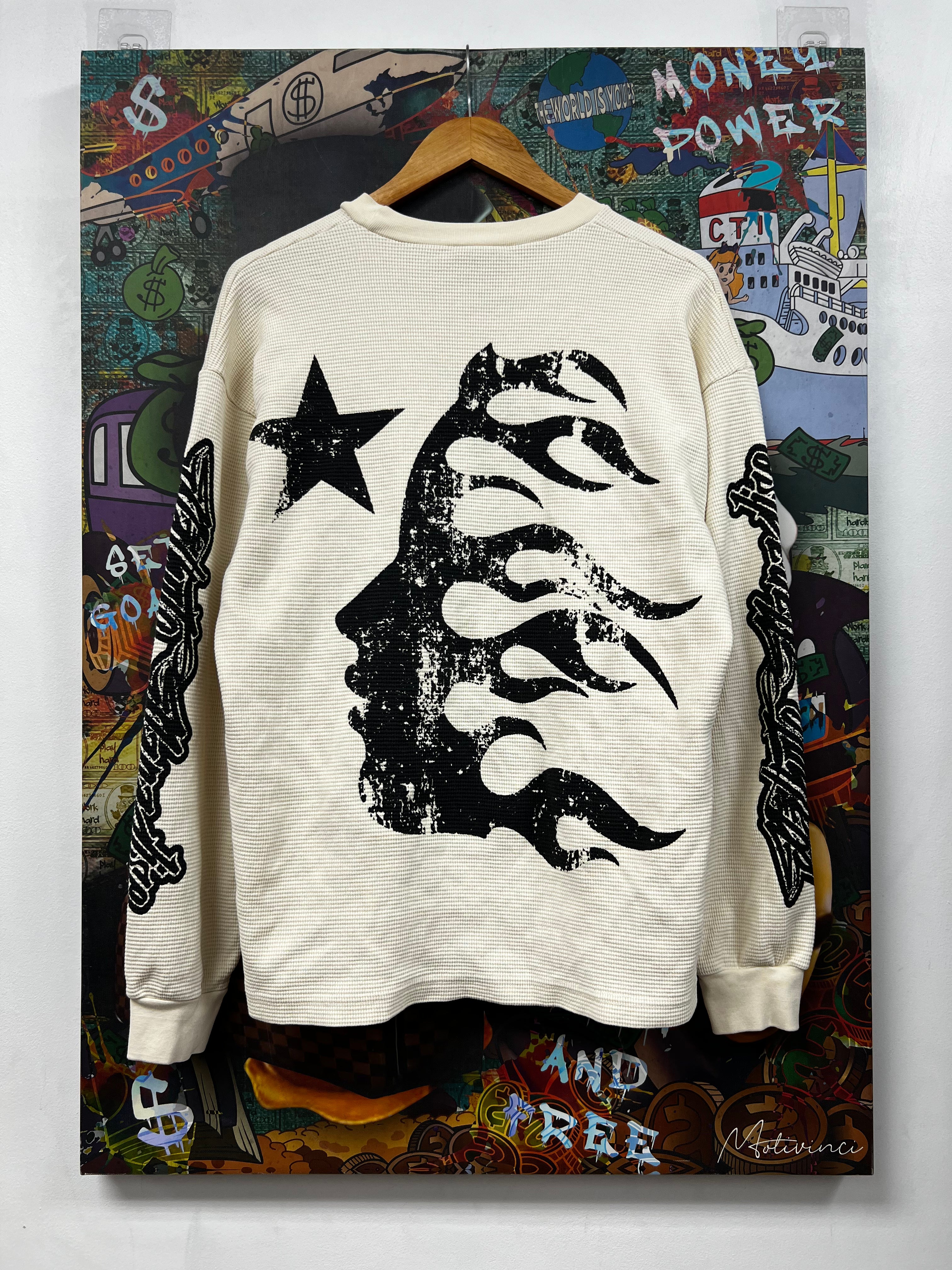 Hellstar Cream Black Logo Thermal