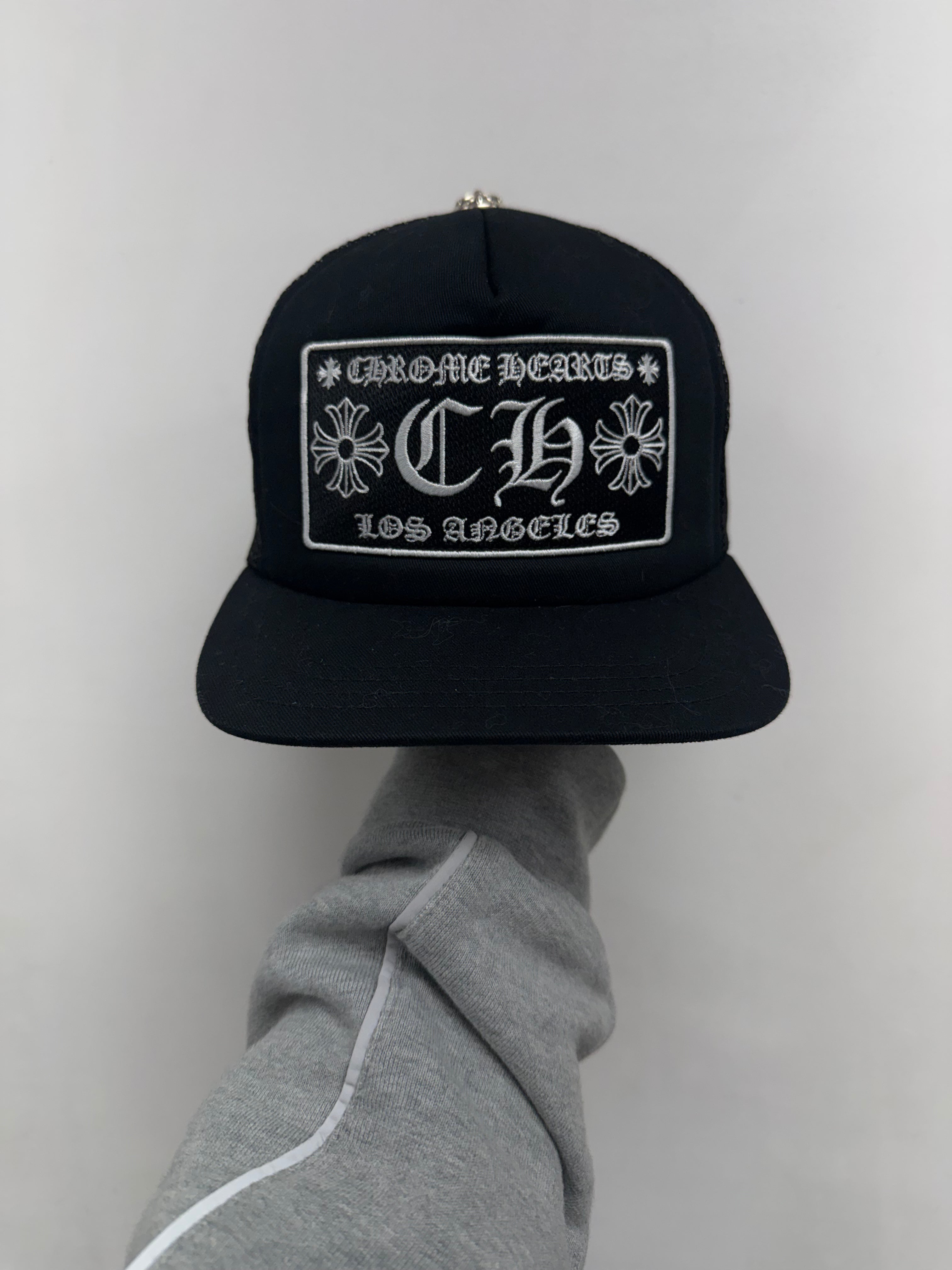 Chrome Hearts Black CH Los Angeles Hat