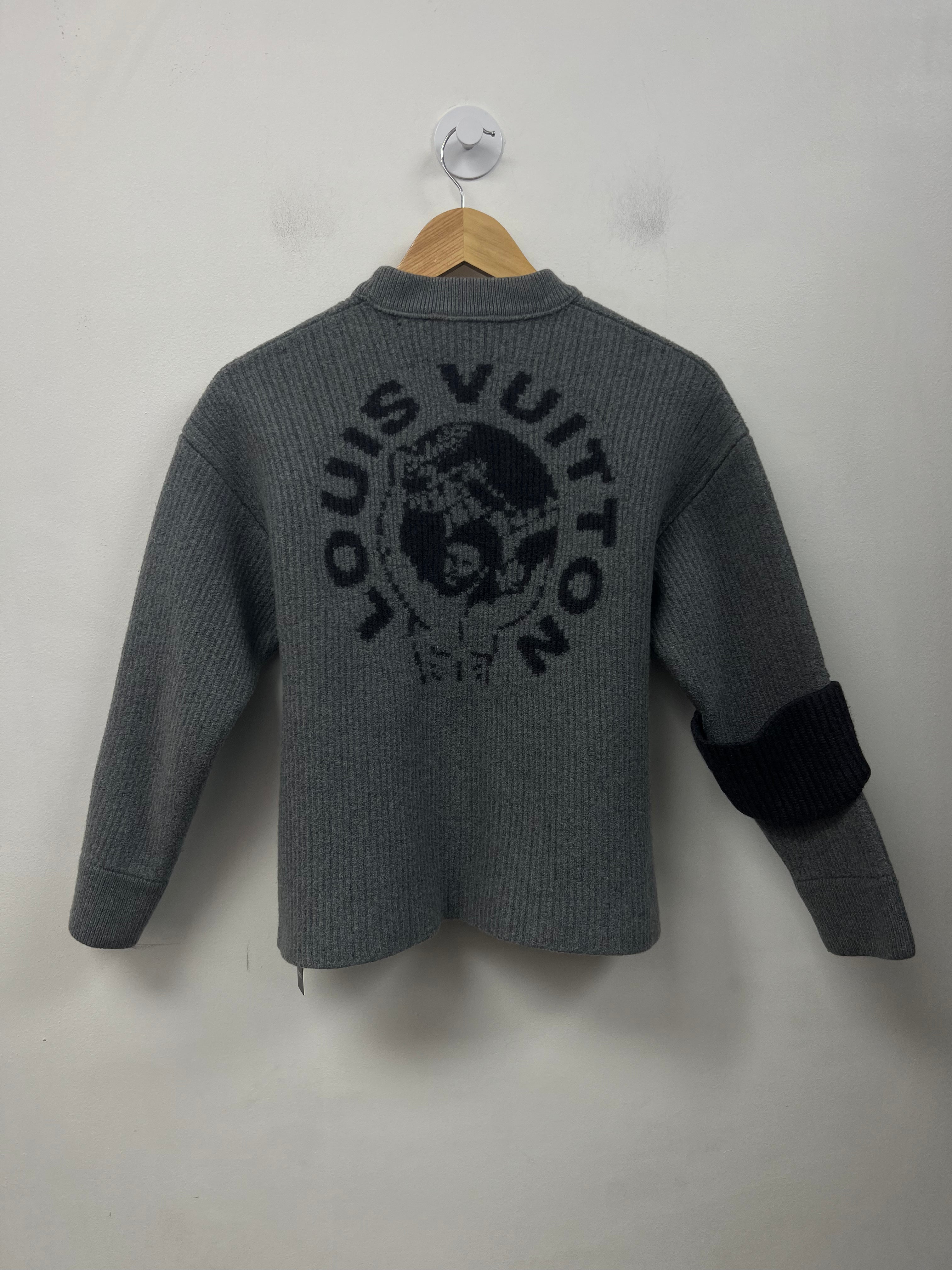Louis Vuitton Virgil Abloh 2019 World Logo Wool Sweater