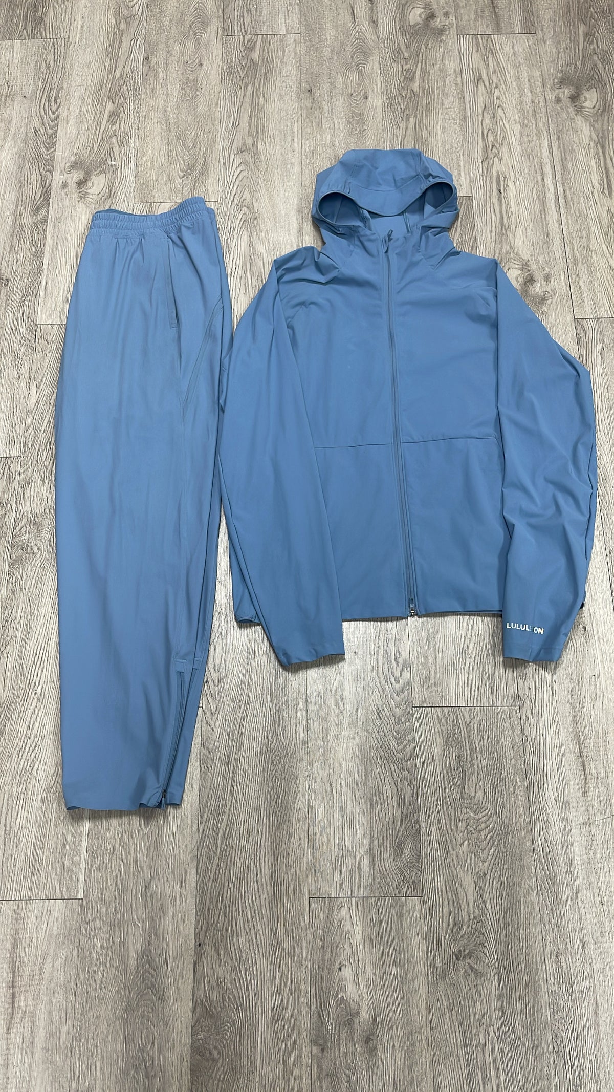 Lululemon Powder Blue Pacebreaker Track Suit