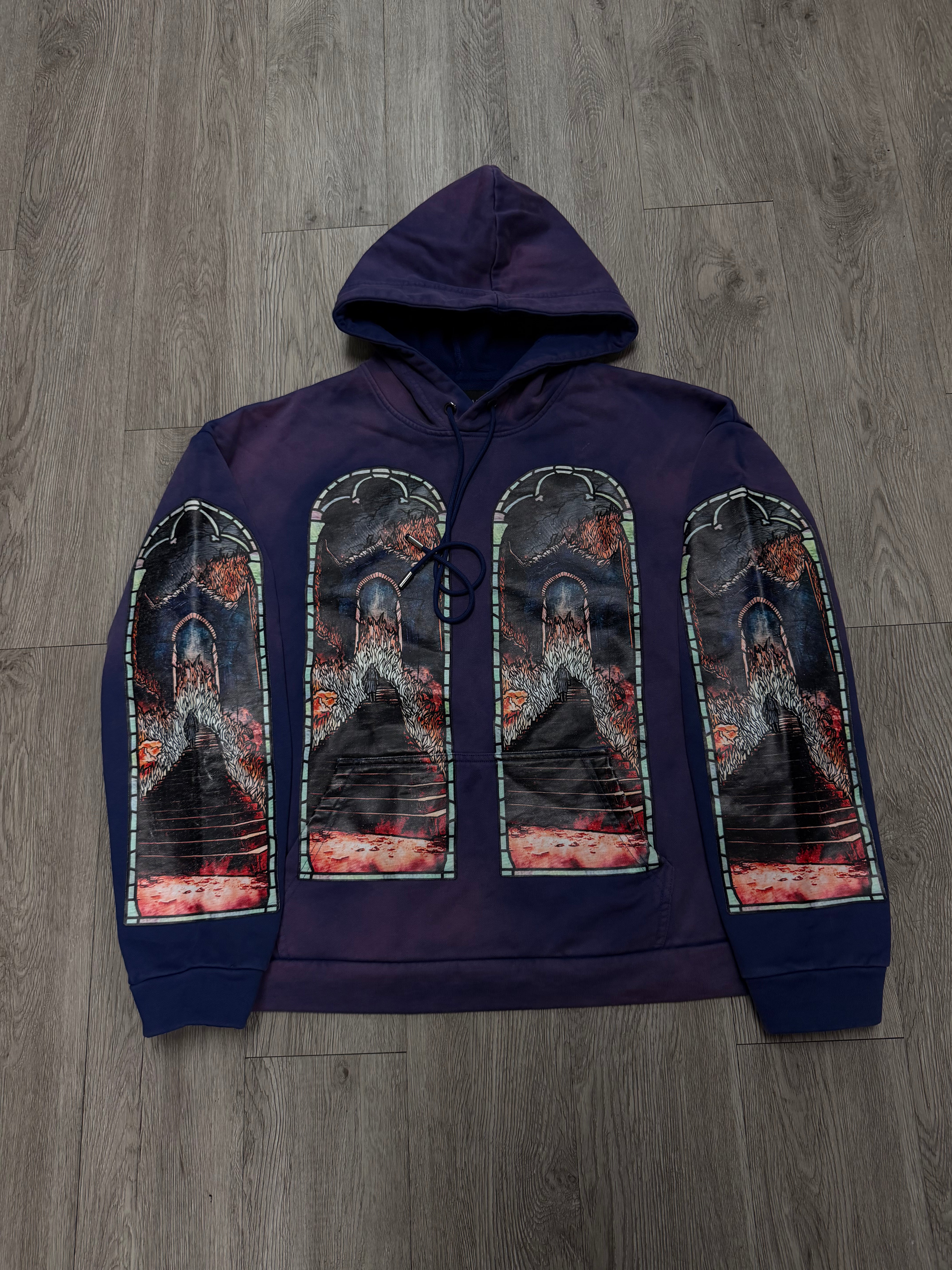 Who Decides War Purple Descent Hoodie