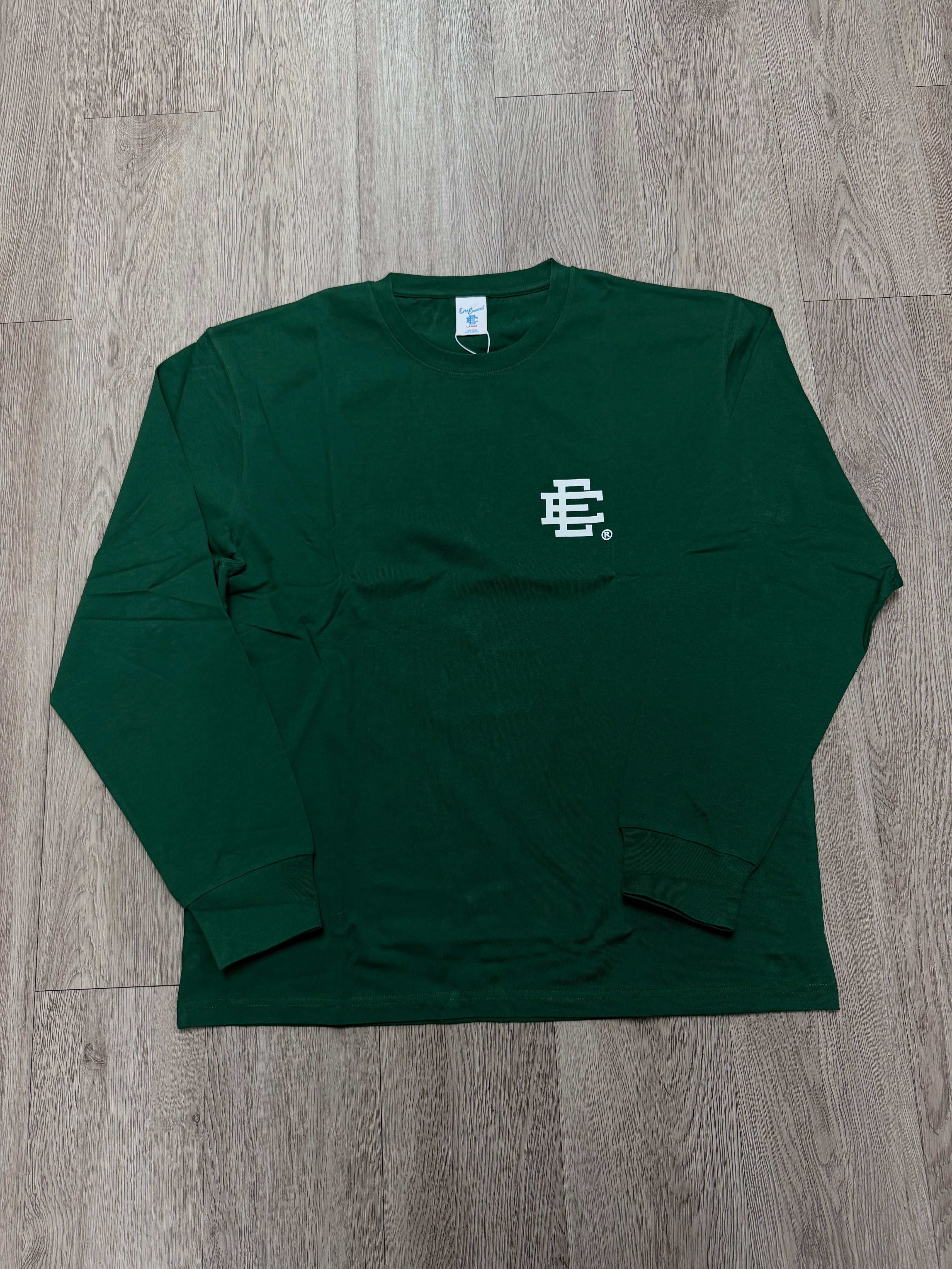 Eric Emanuel Green White Long Sleeve