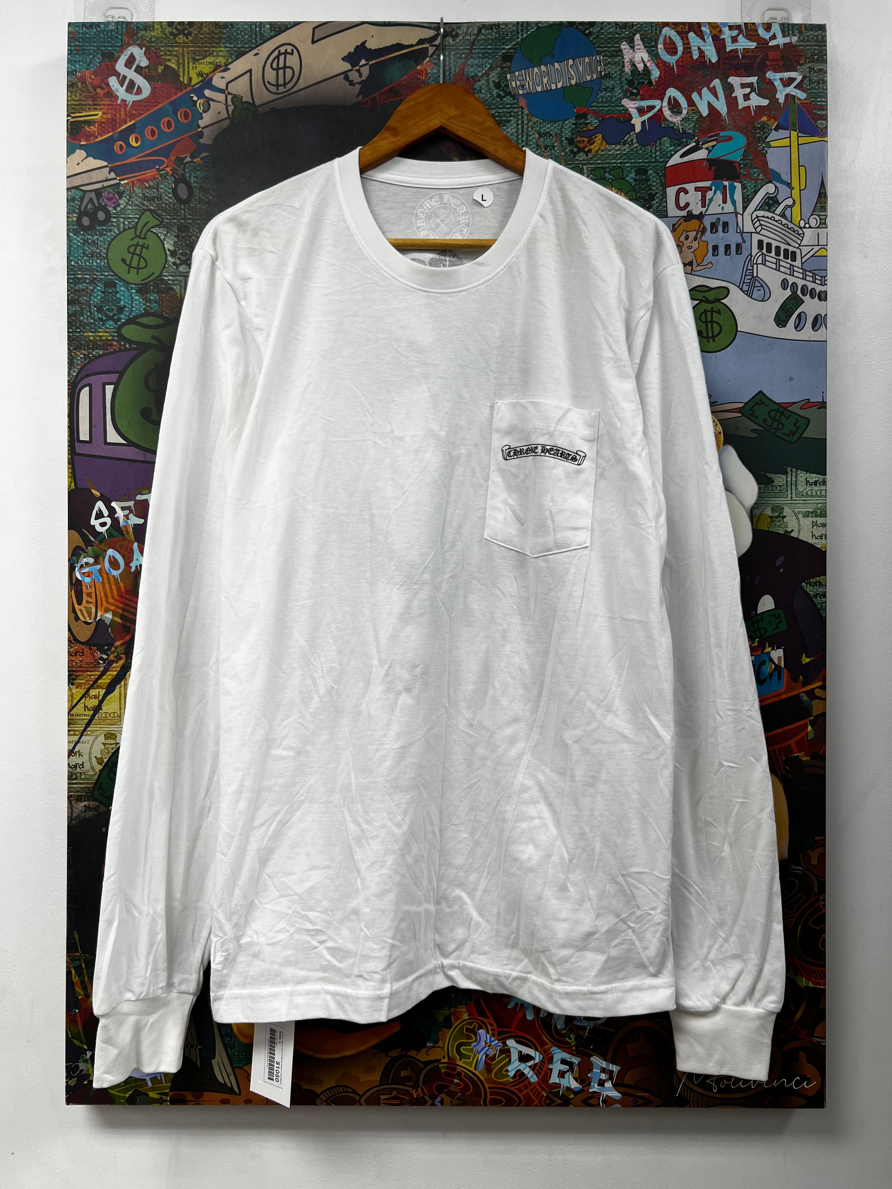 Chrome Hearts White St Barths Anchor Long Sleeve