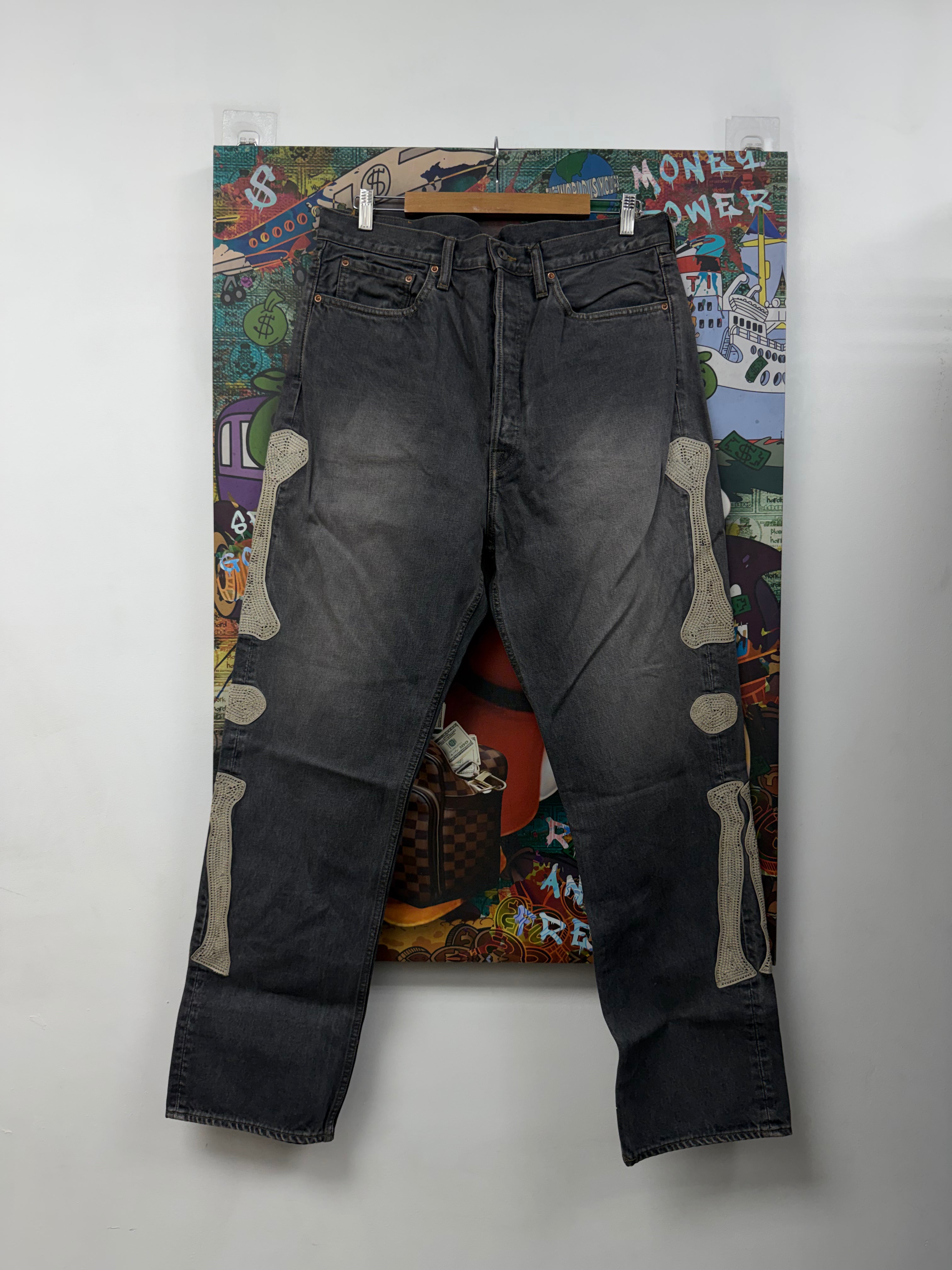 Kapital Grey Bone Jeans