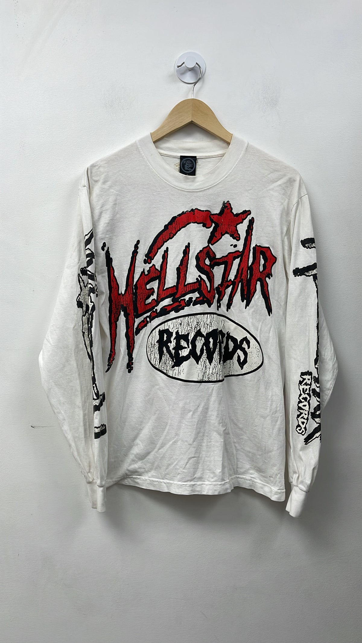 Hellstar White Red Records Long Sleeve