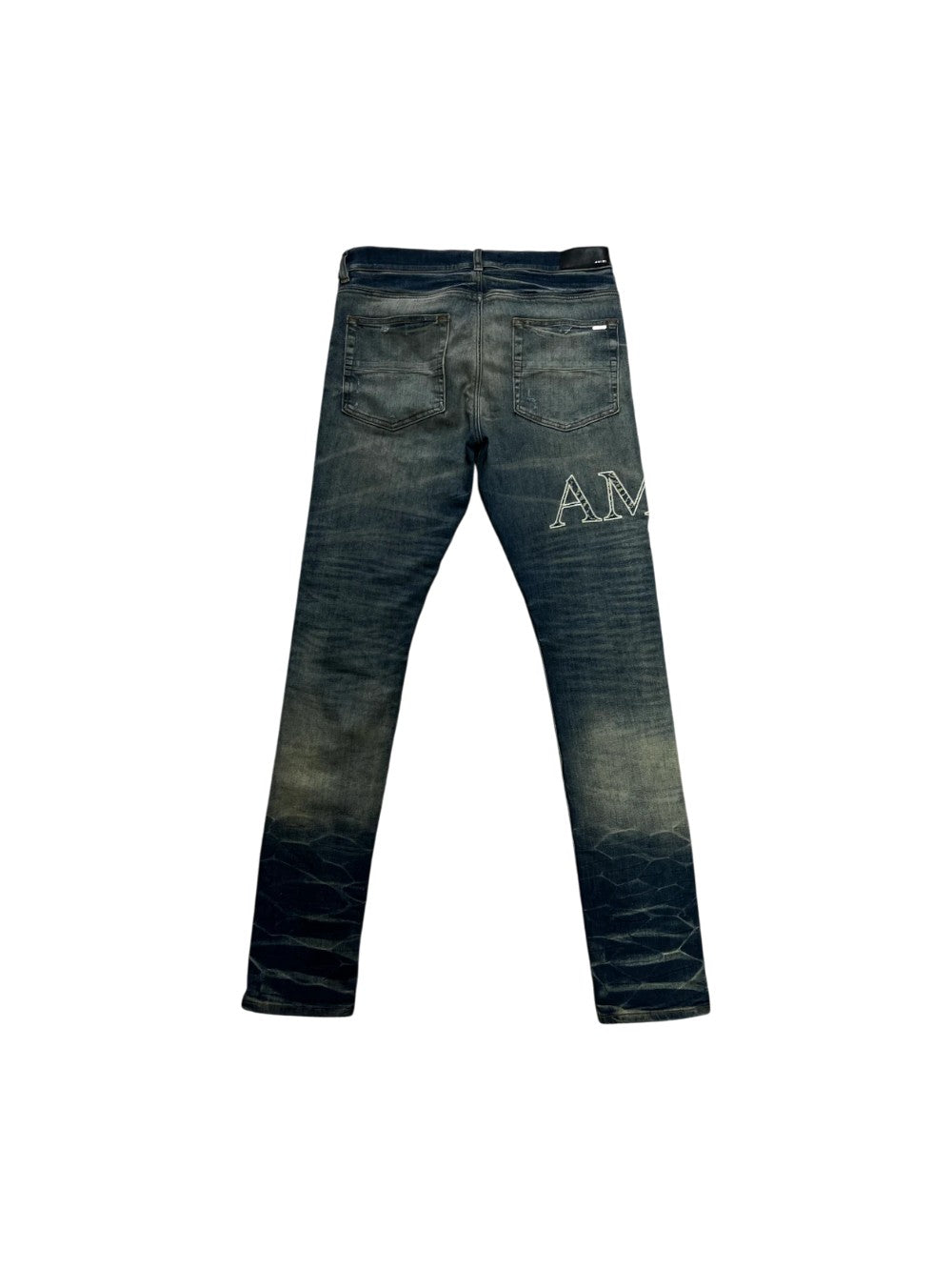 Amiri Denim Side Logo Vintage Jeans