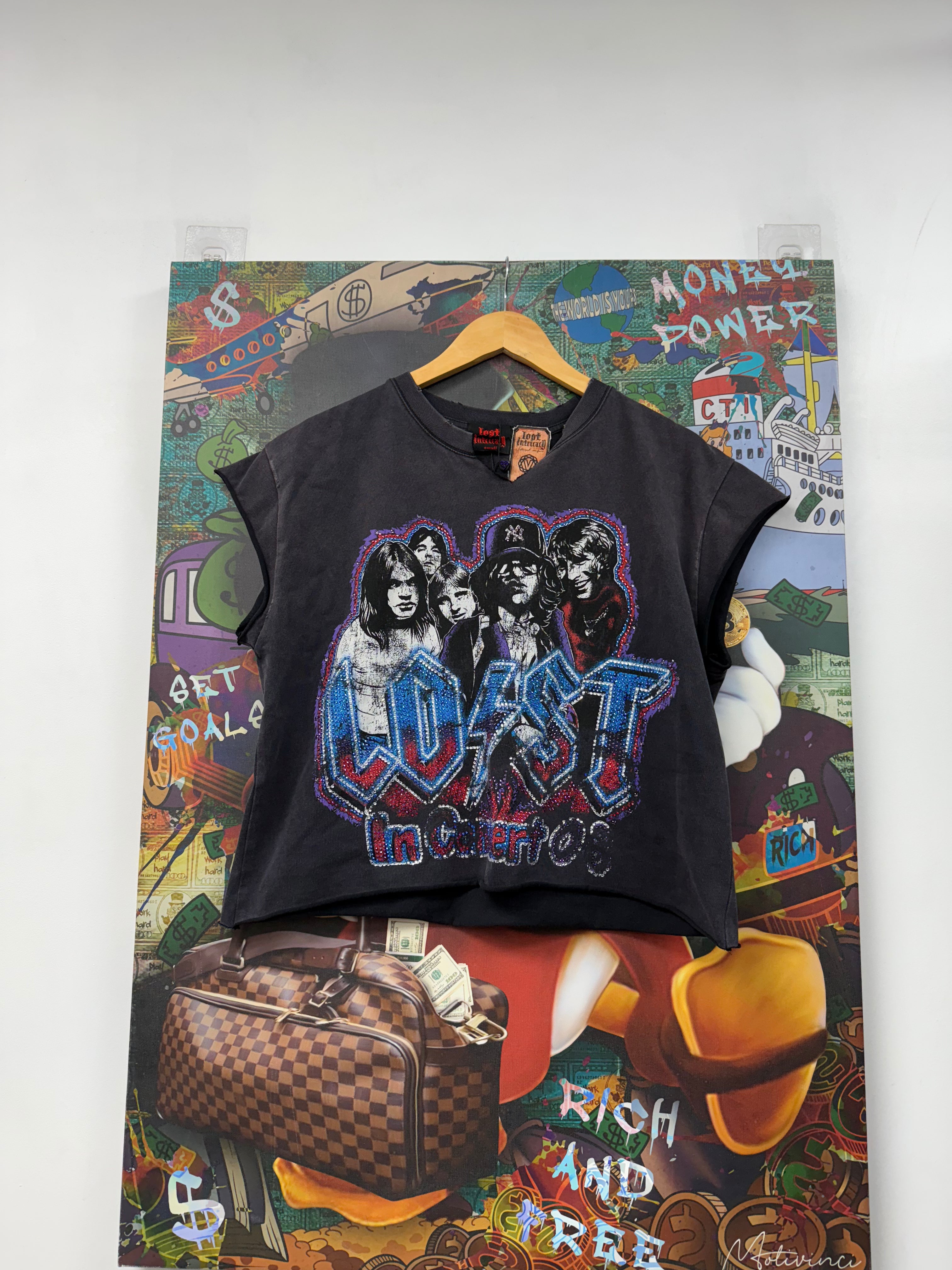 Lost Intricacy In Concert Cropped Sleeveless Tee