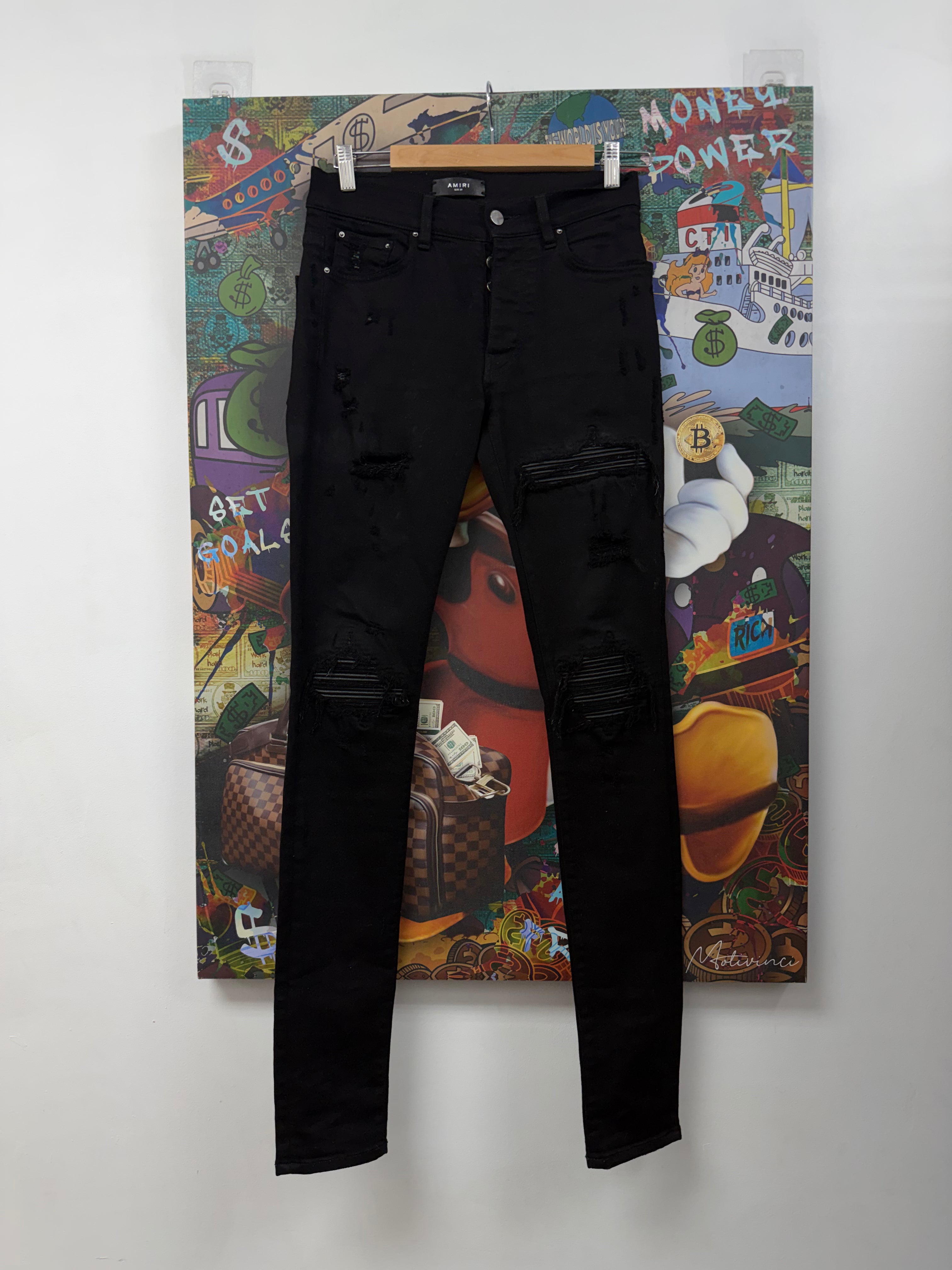 Amiri Black MX1 Jeans