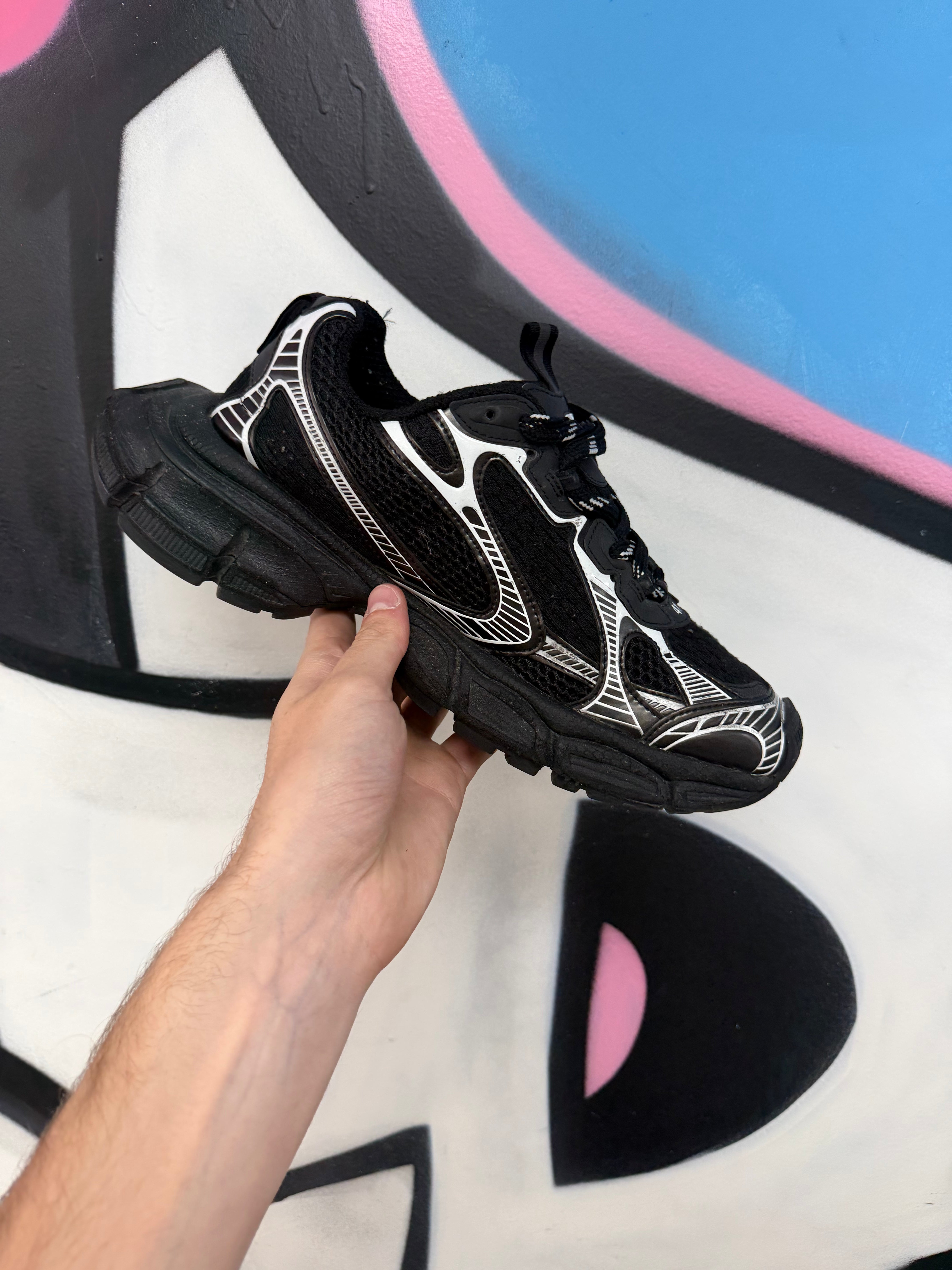 Balenciaga Black Silver 3XL Sneakers