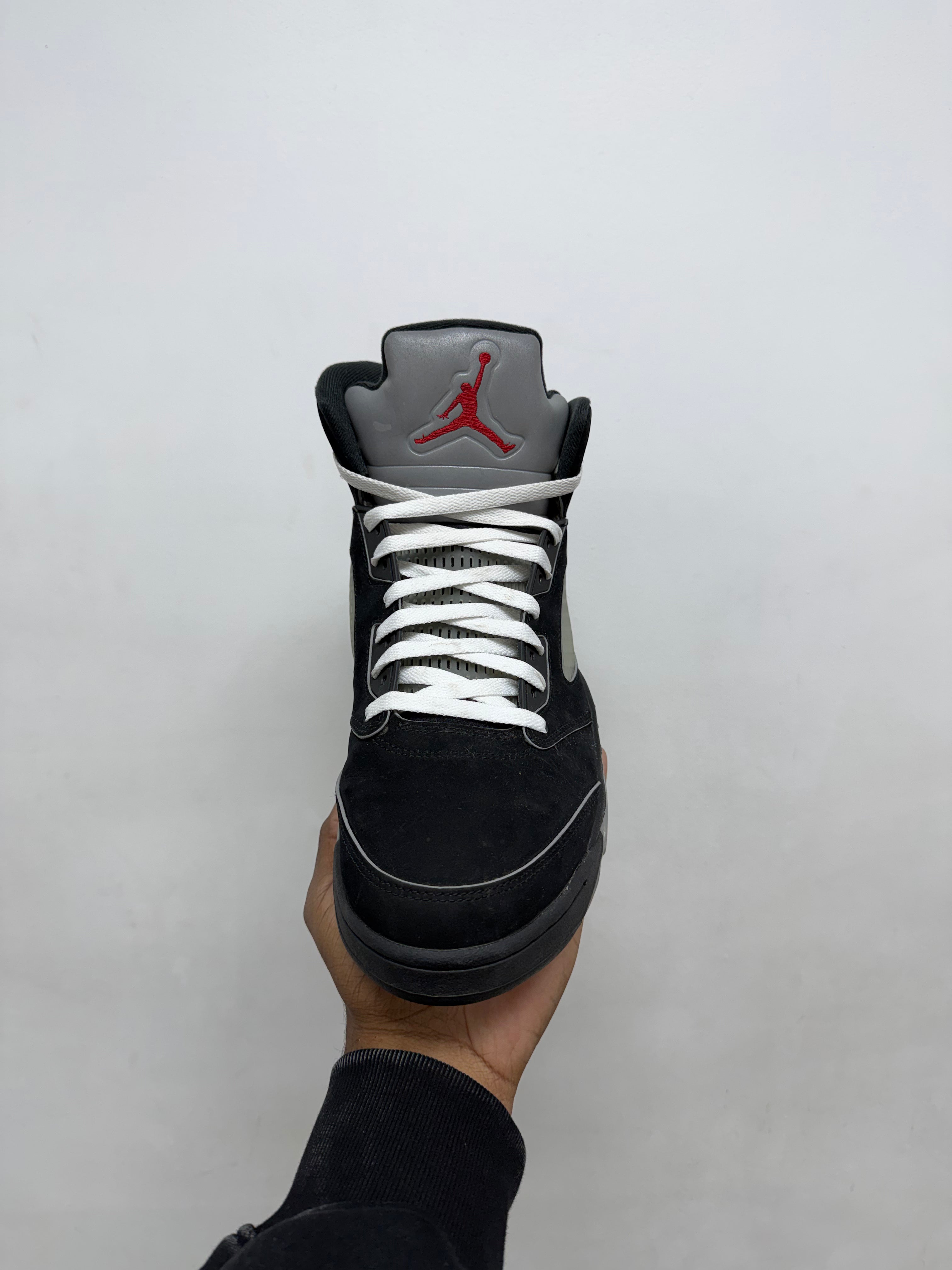 Jordan 5 Black Metallic Sneakers