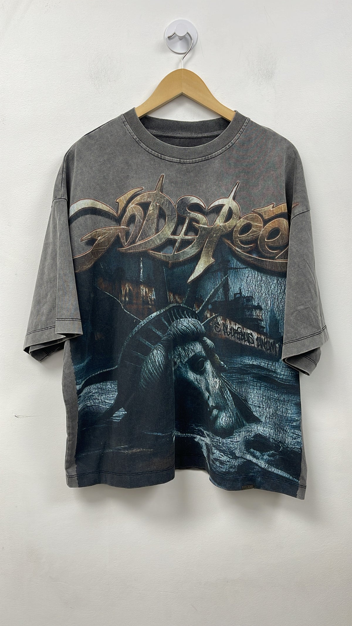 Godspeed Grey Sunken Liberty Tee