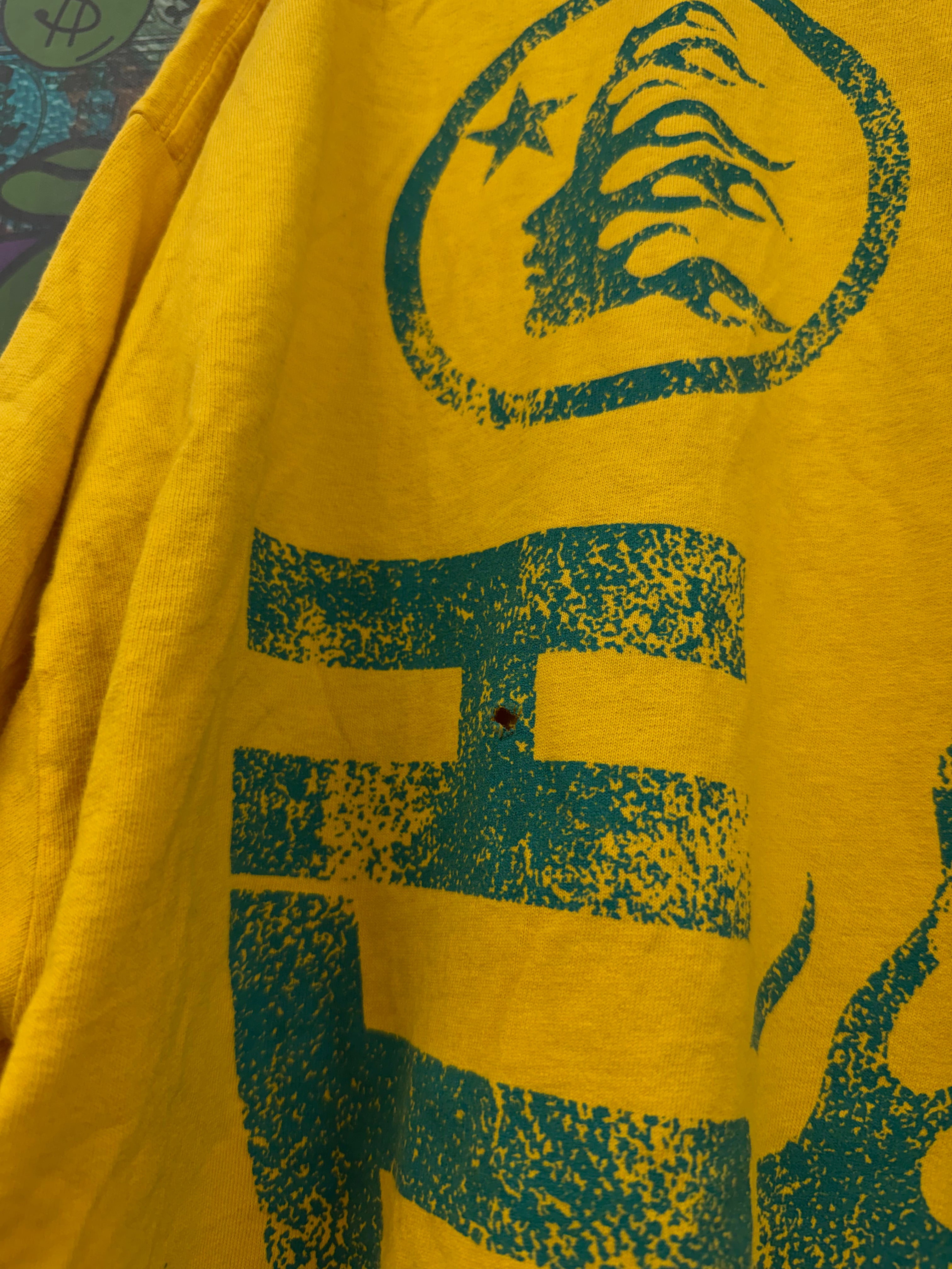 Hellstar Yellow Green Jesus Tee