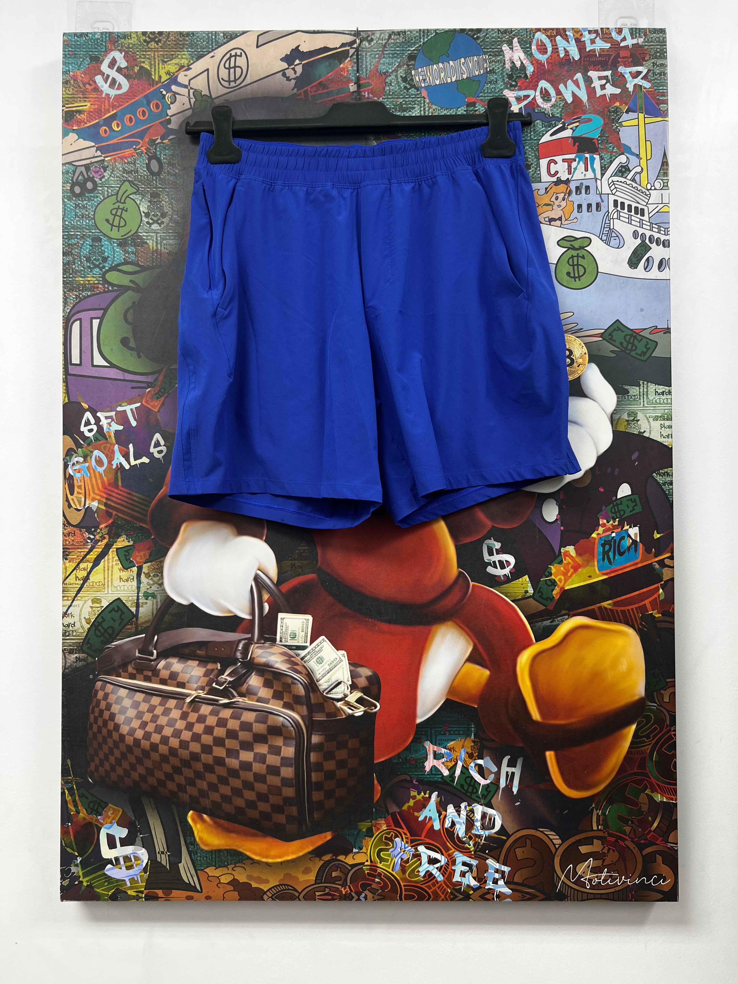 Lululemon Blue Pace Breaker Shorts