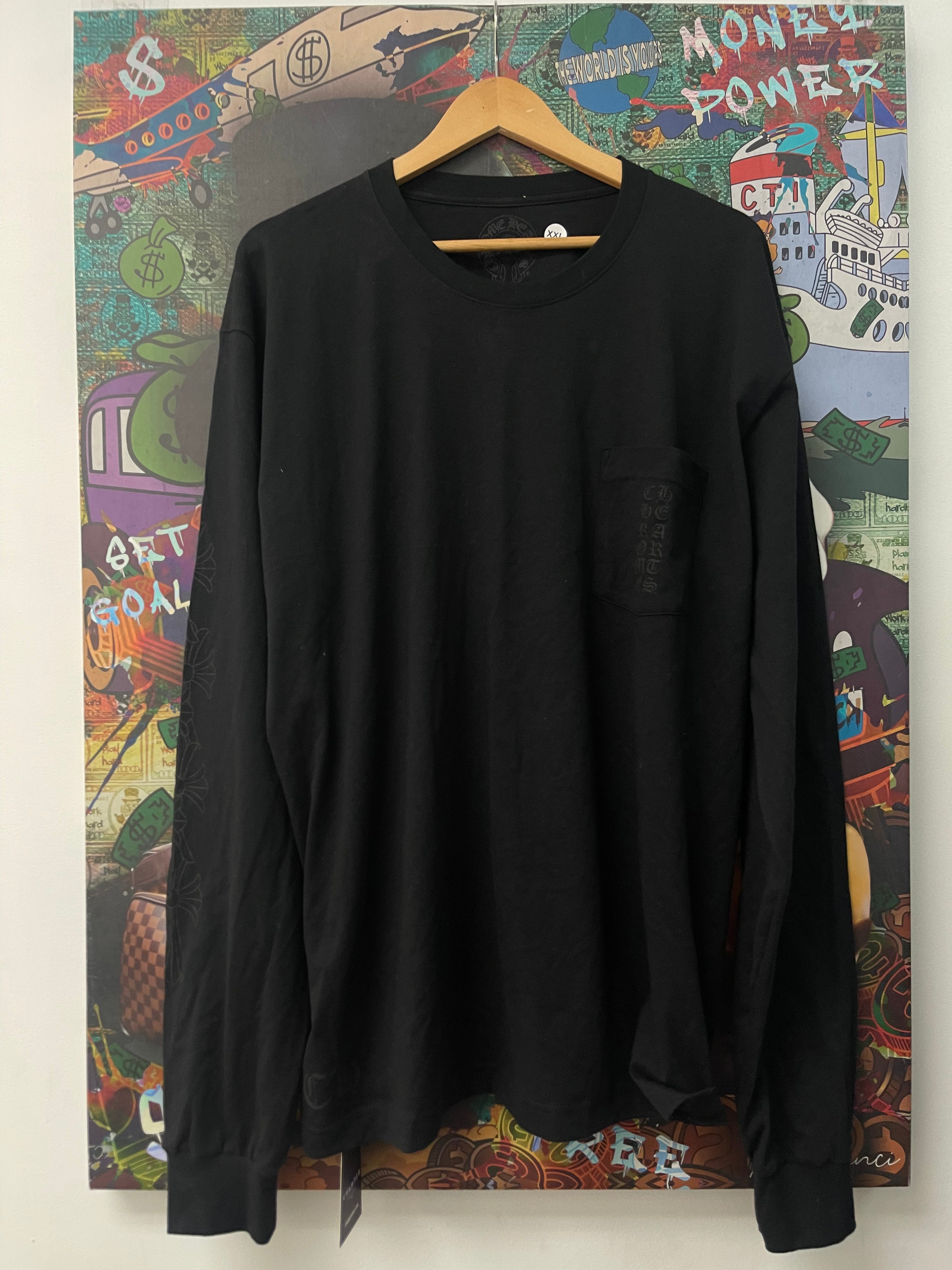 Chrome Hearts Black Tonal Miami Exclusive Cemetery Long Sleeve