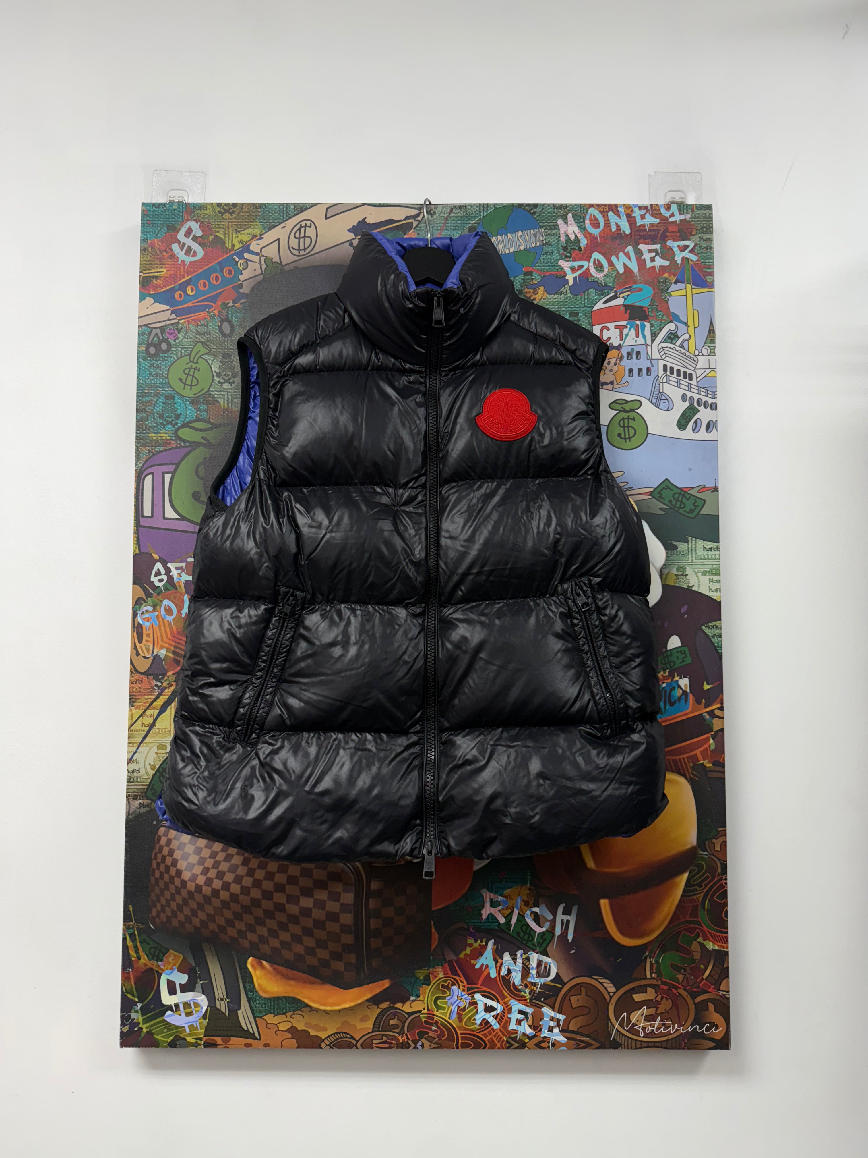 Moncler Blue Rocoque Puffer Vest