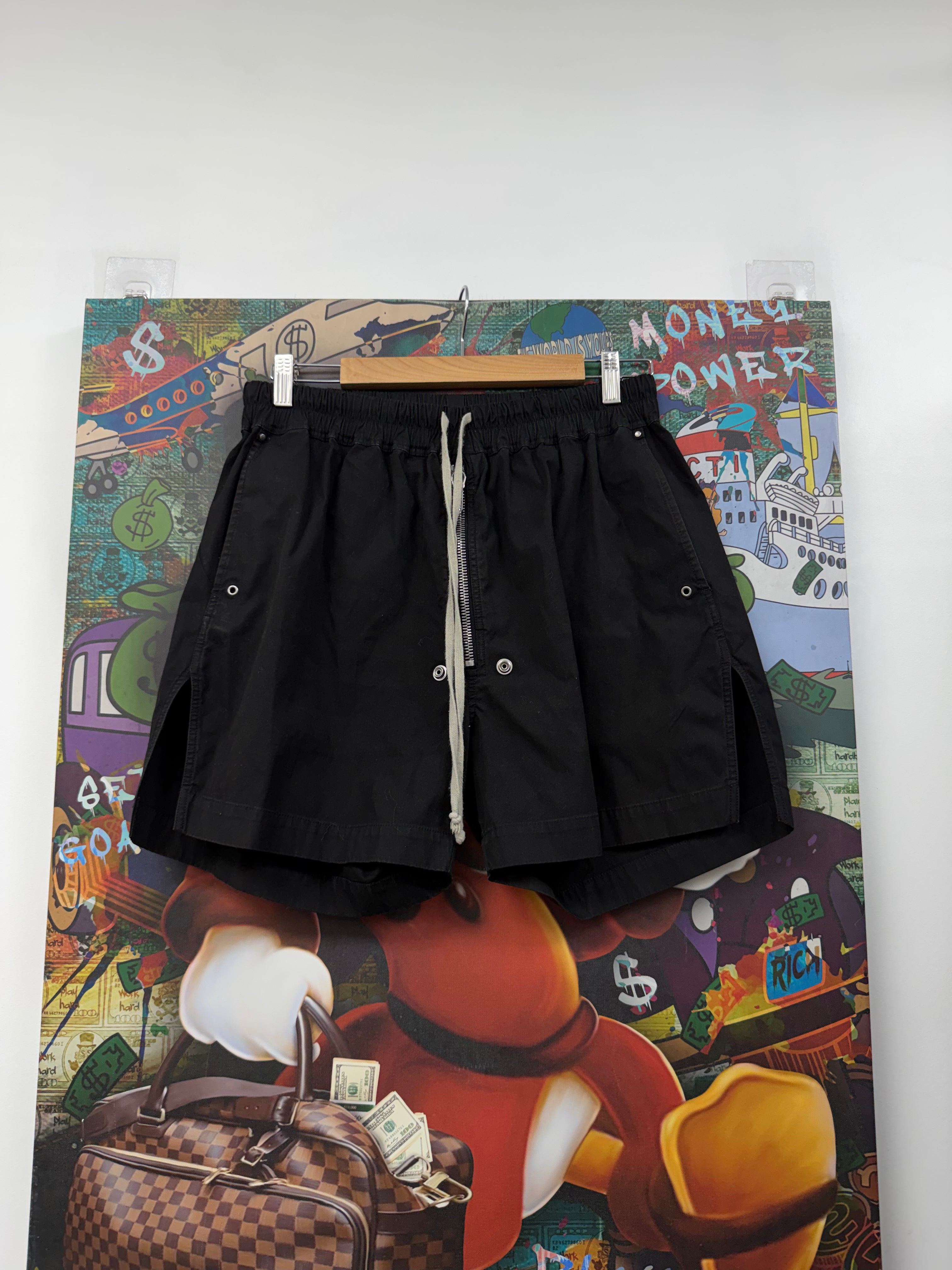 Rick Owens Drawstring Zip Shorts
