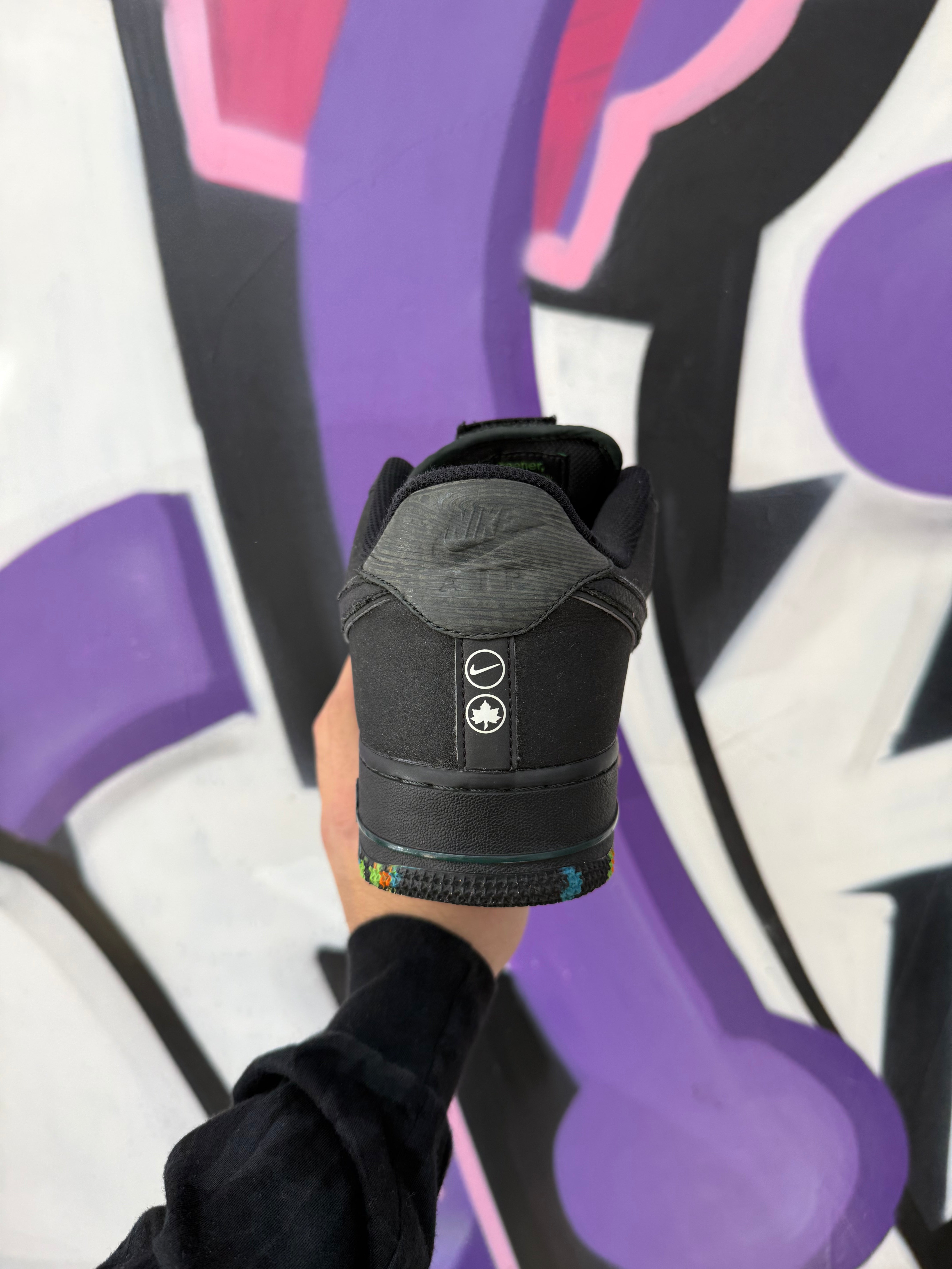 Nike AF1 Black NYC Parks Sneakers