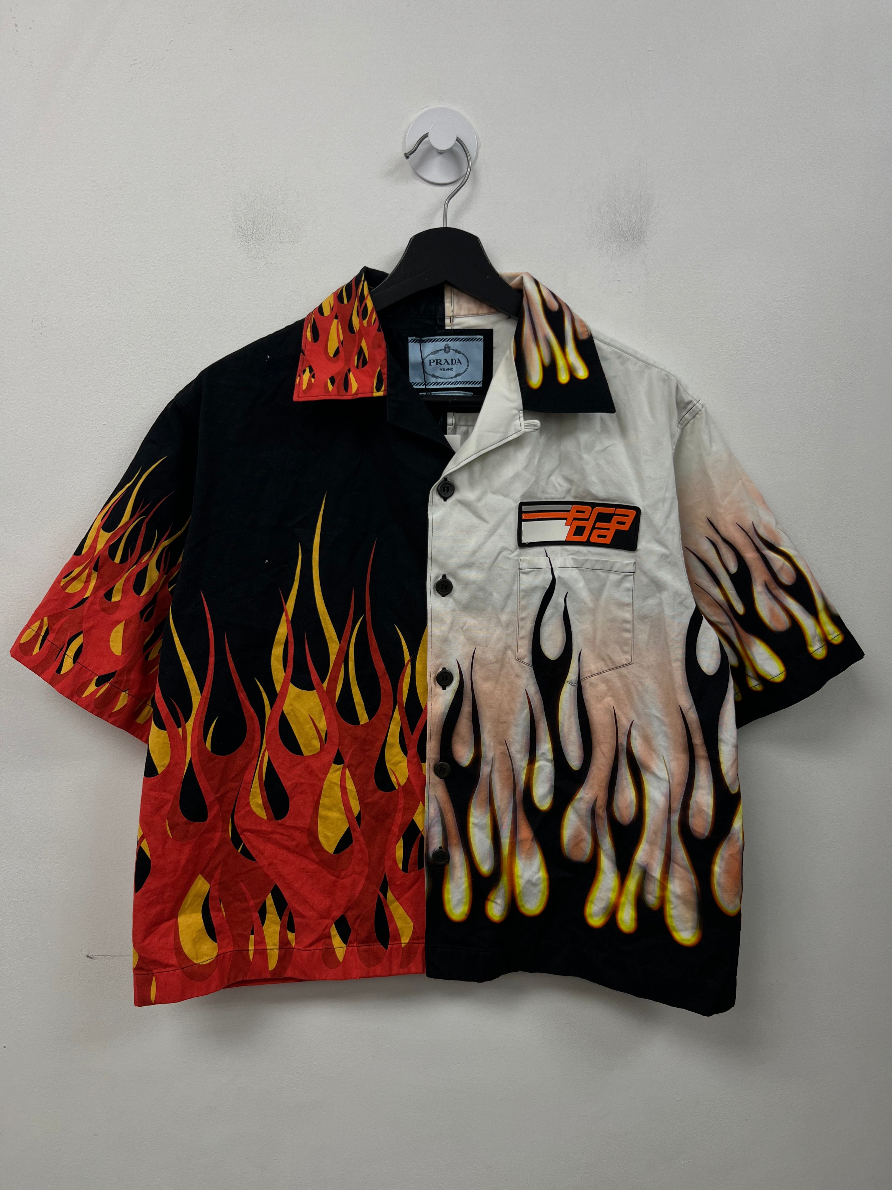 Prada Flames Double Match Shirt