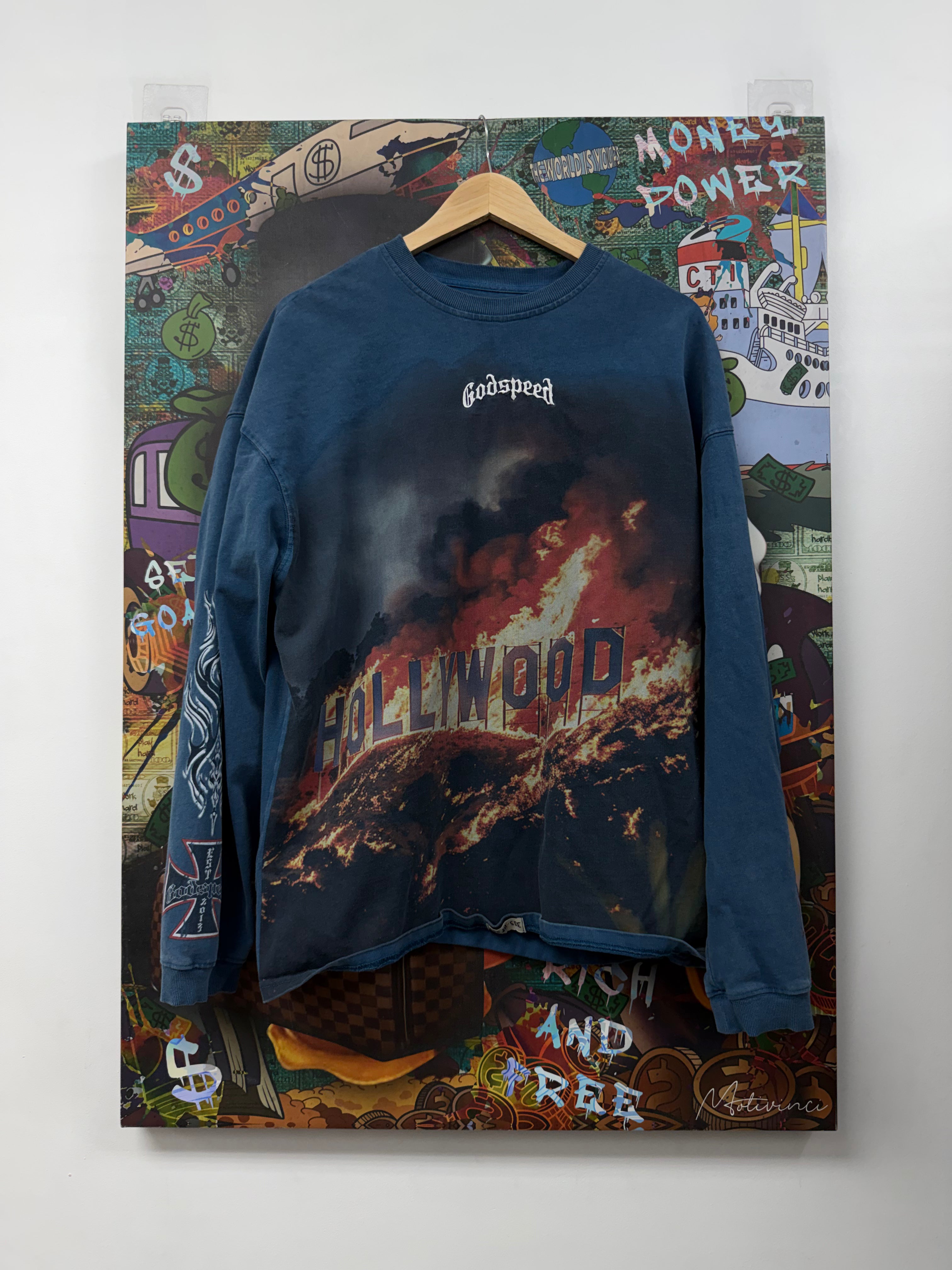 Godspeed Navy Inferno Long Sleeve