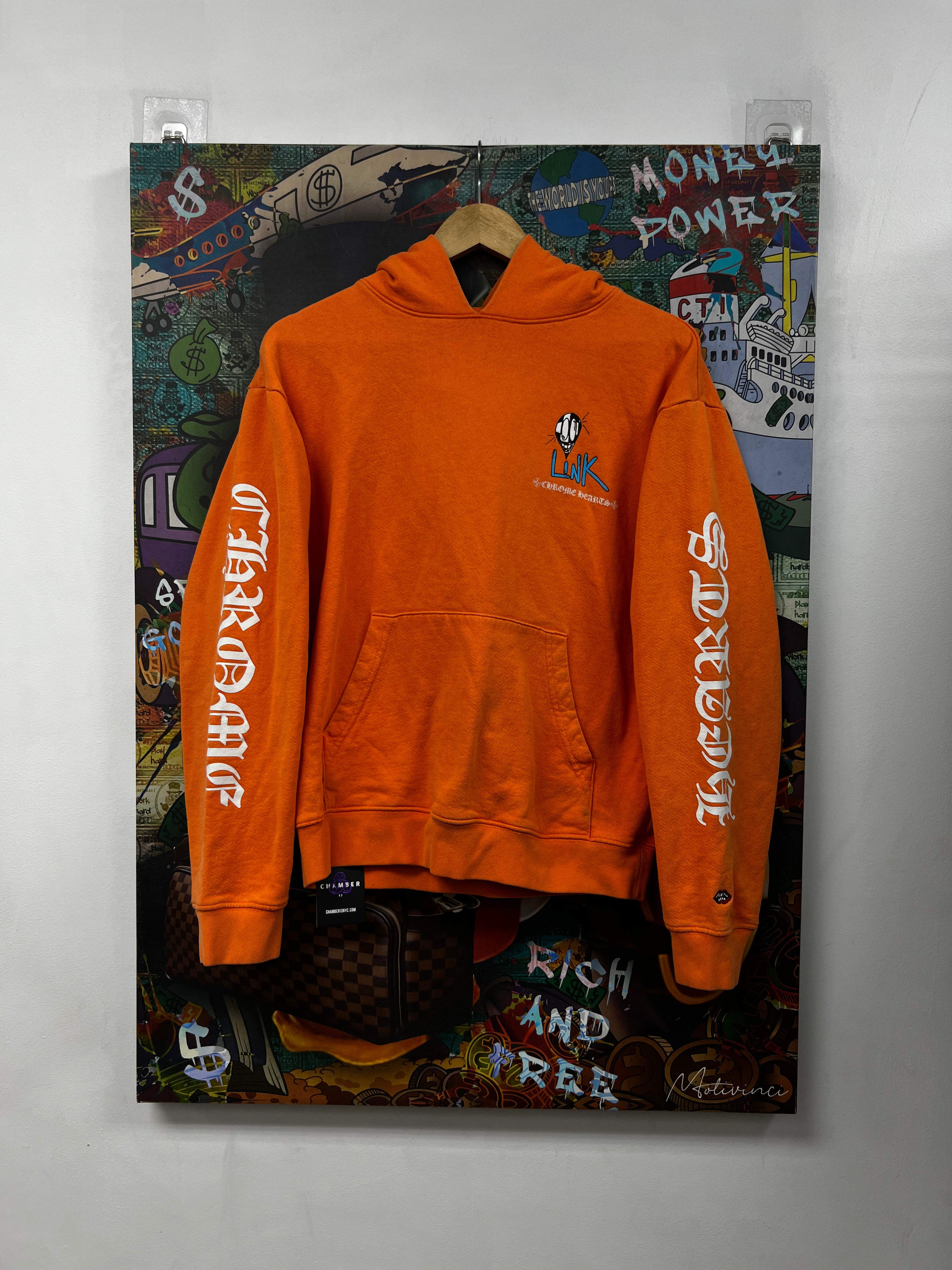 Chrome Hearts Matty Boy Orange Link Hoodie